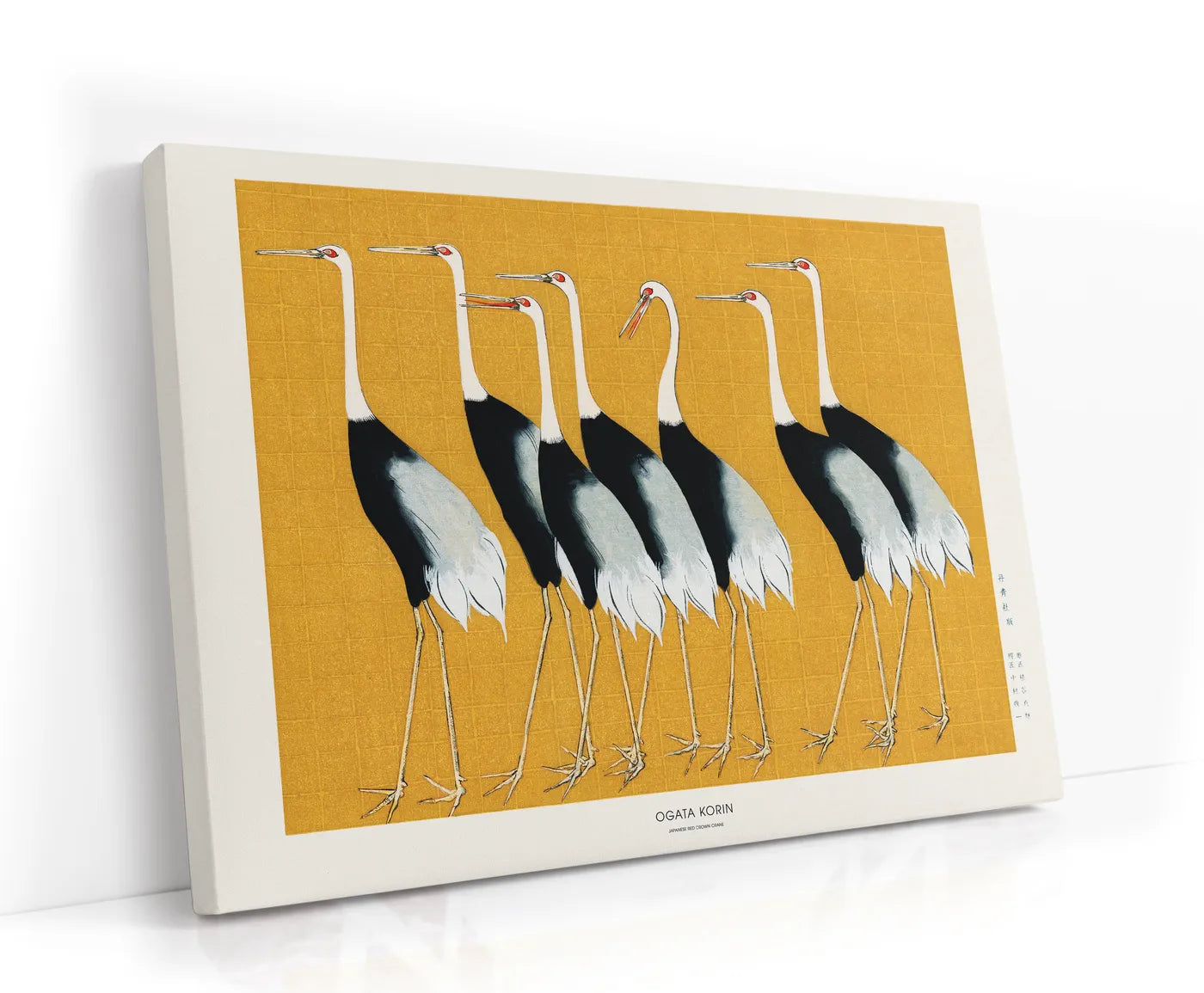 Japanese Red Crown Crane Lærred