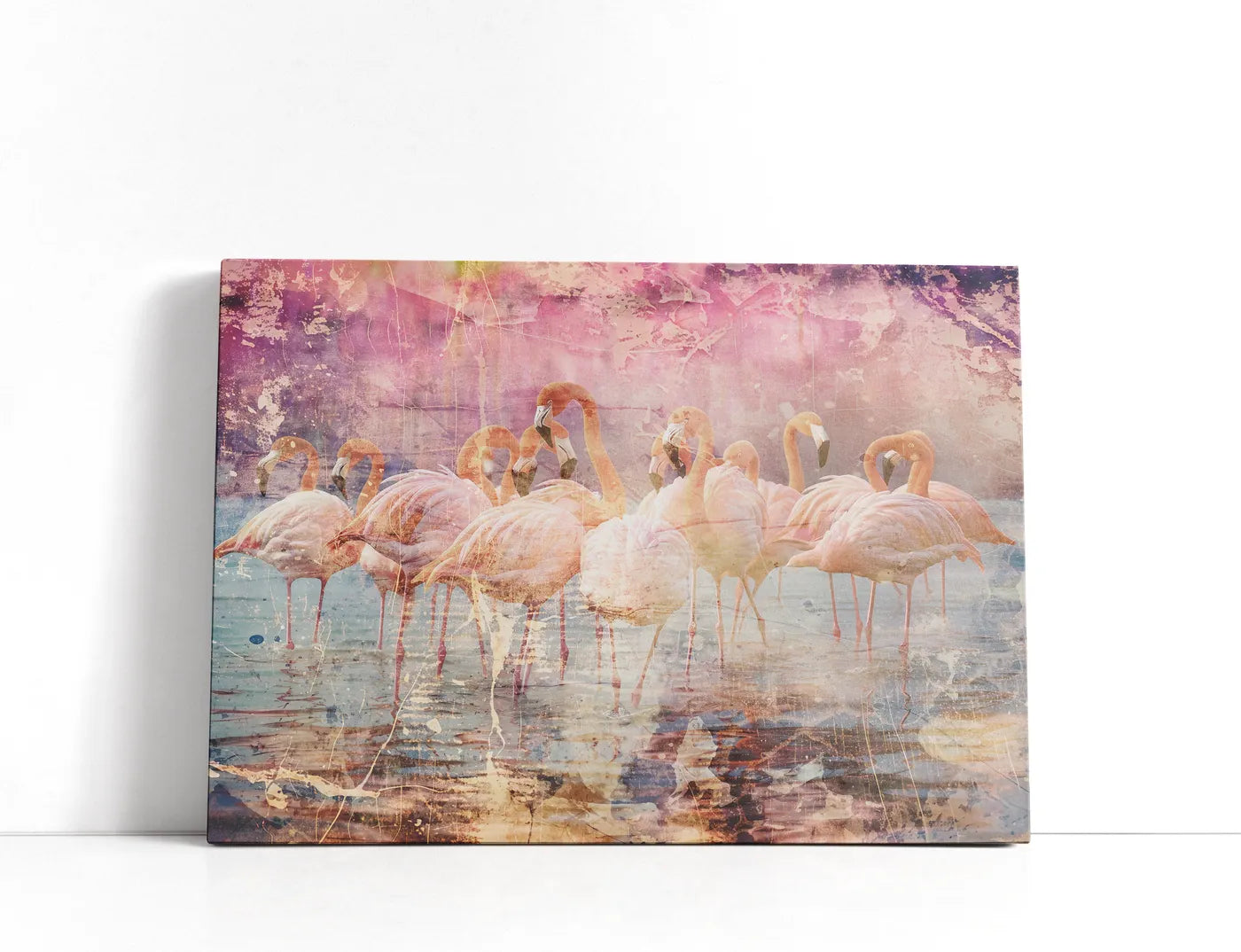 Flamingo Wall Art 01 Lærred