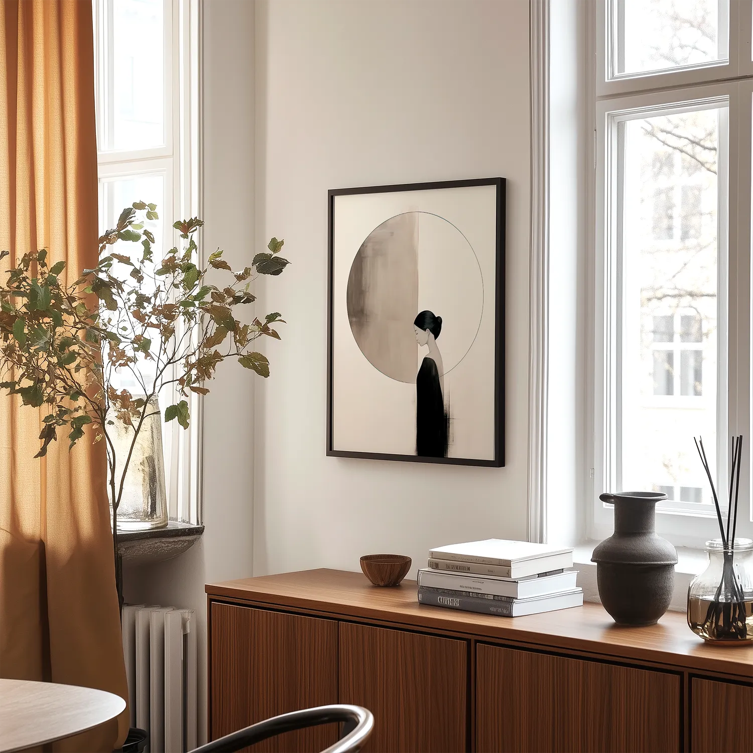 Japanese Half Moon Plakat