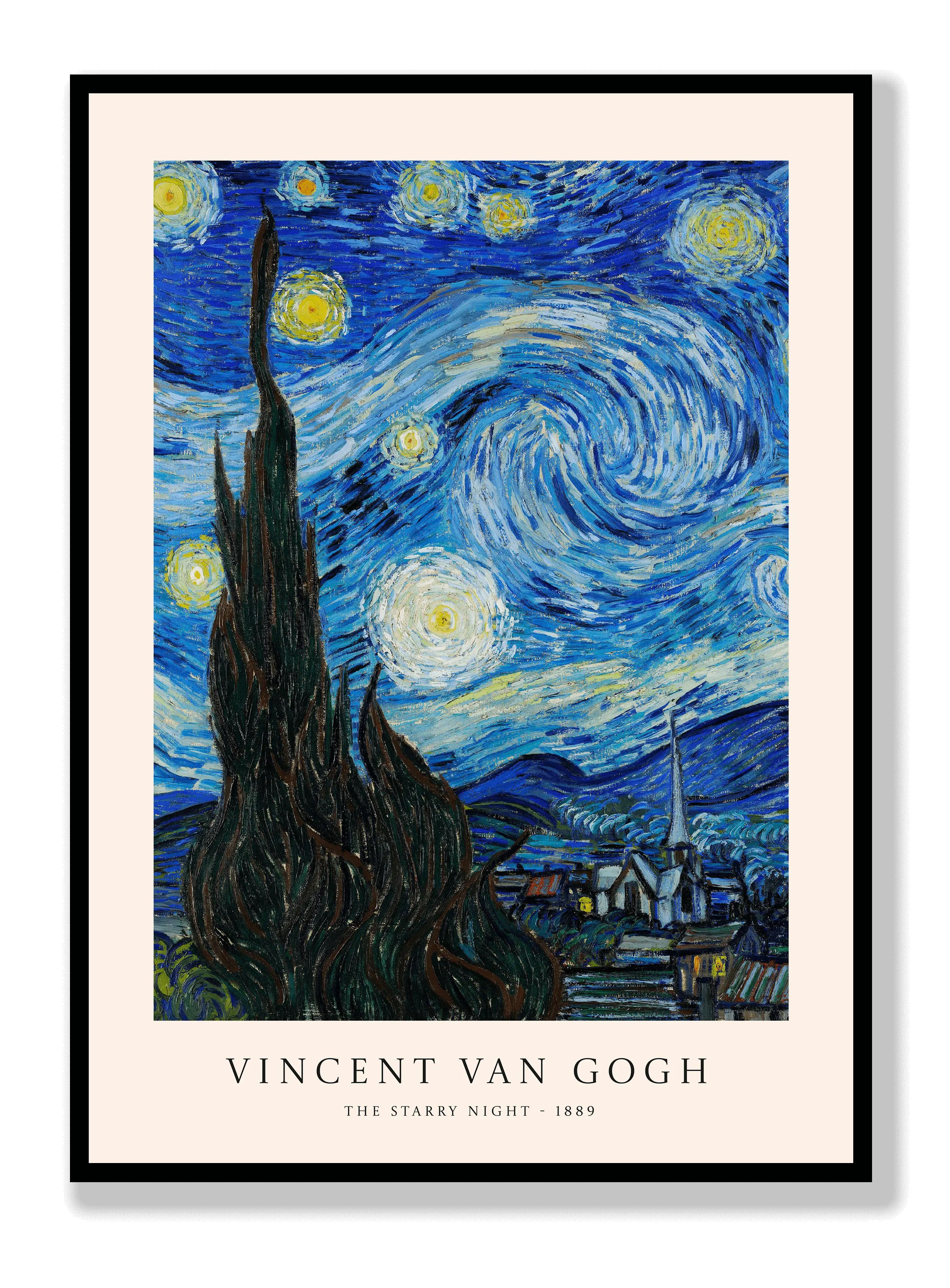 Van Gogh - Sternennacht über der Rhône Poster