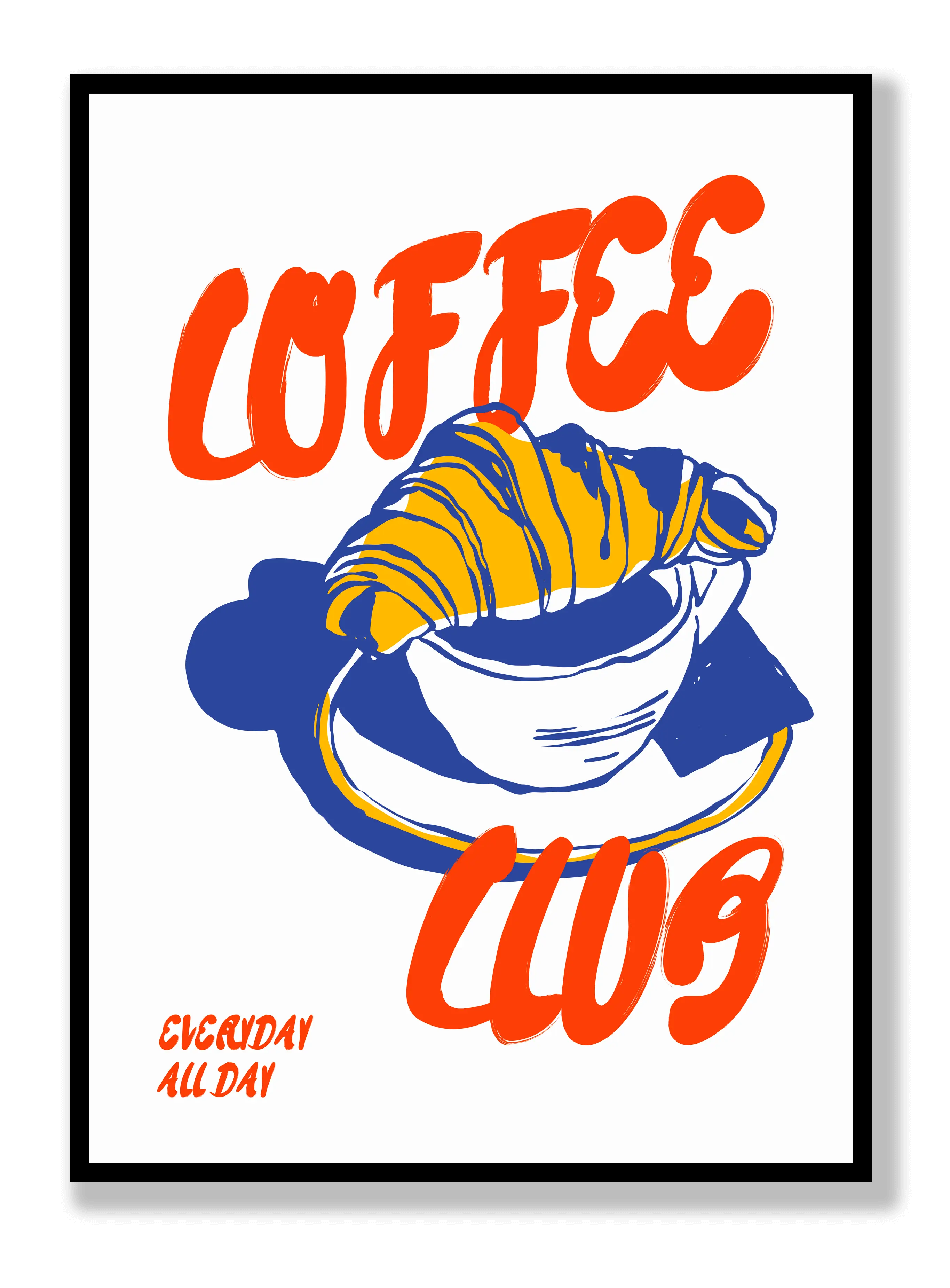 Coffee Club Plakat
