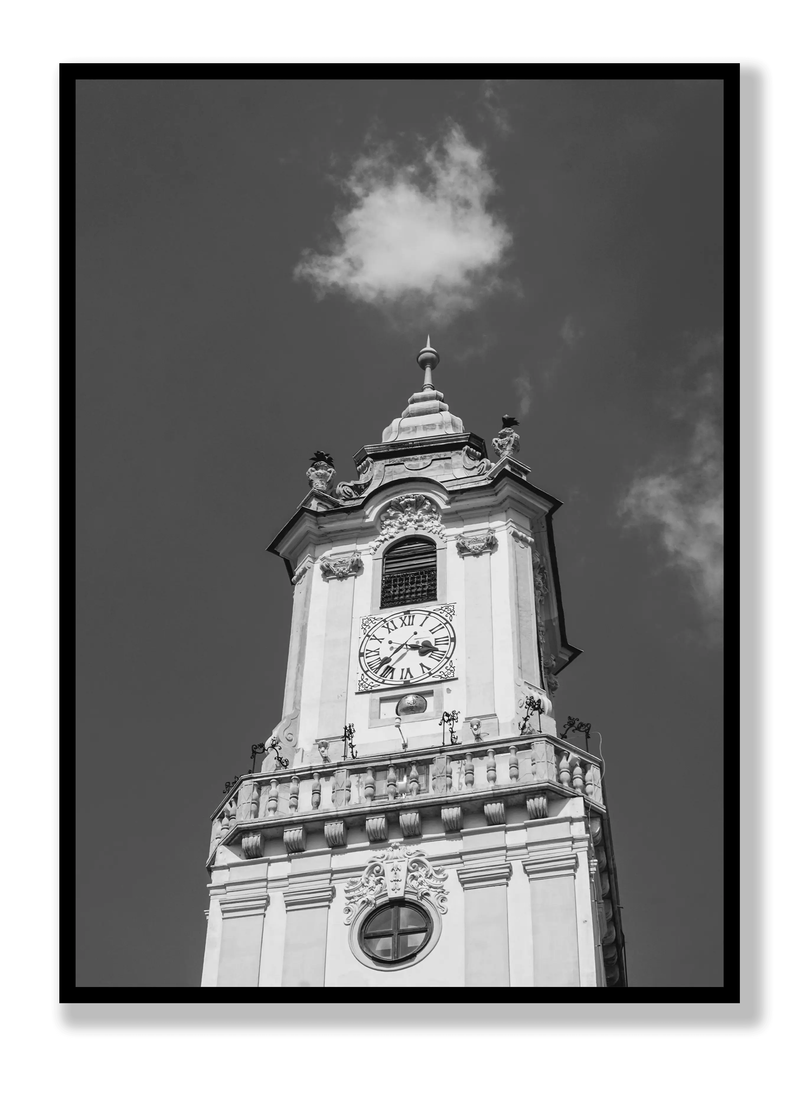Black And White Tower Plakat
