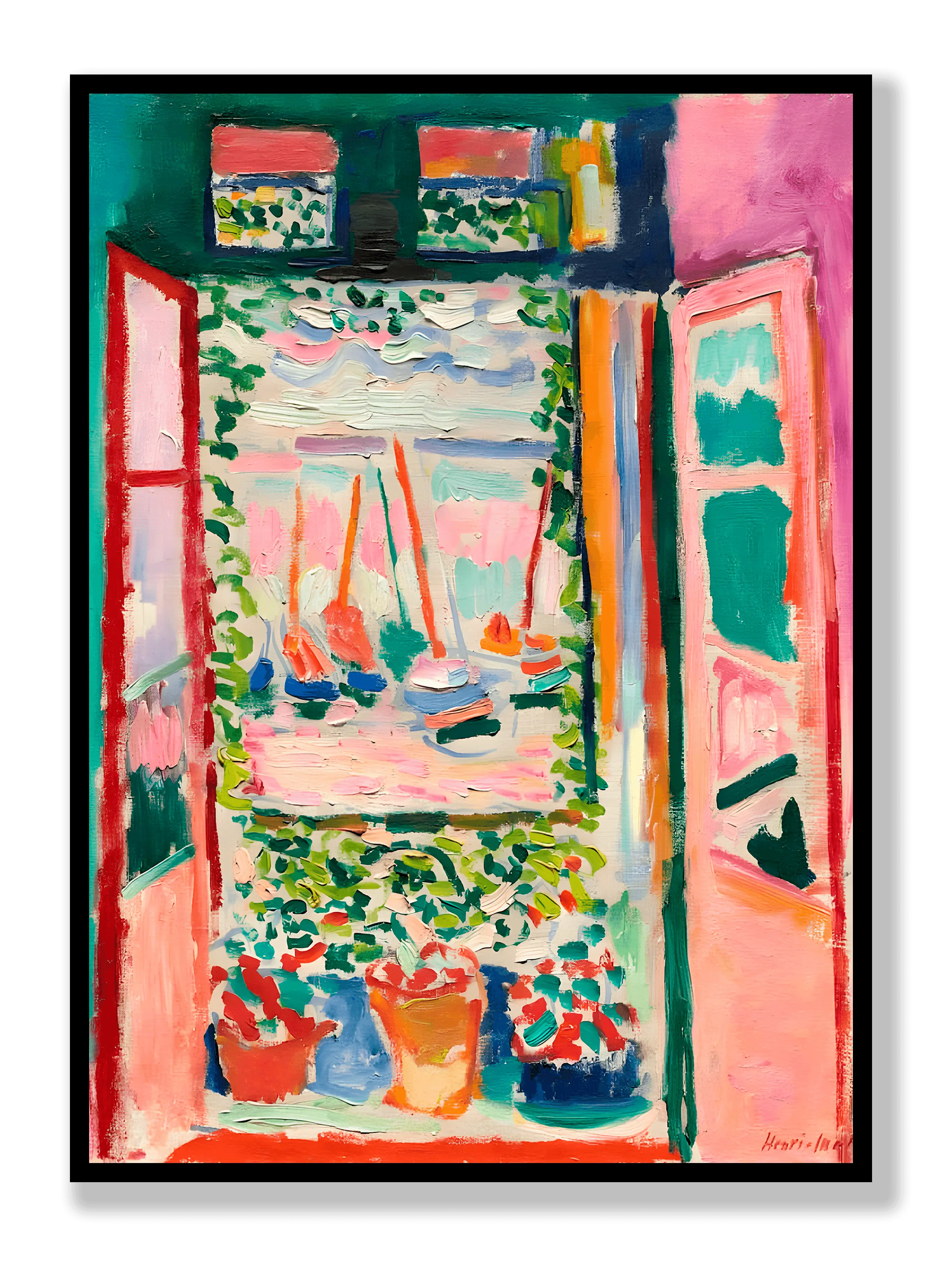 Henri Matisse - Offenes Fenster - 1905 Poster