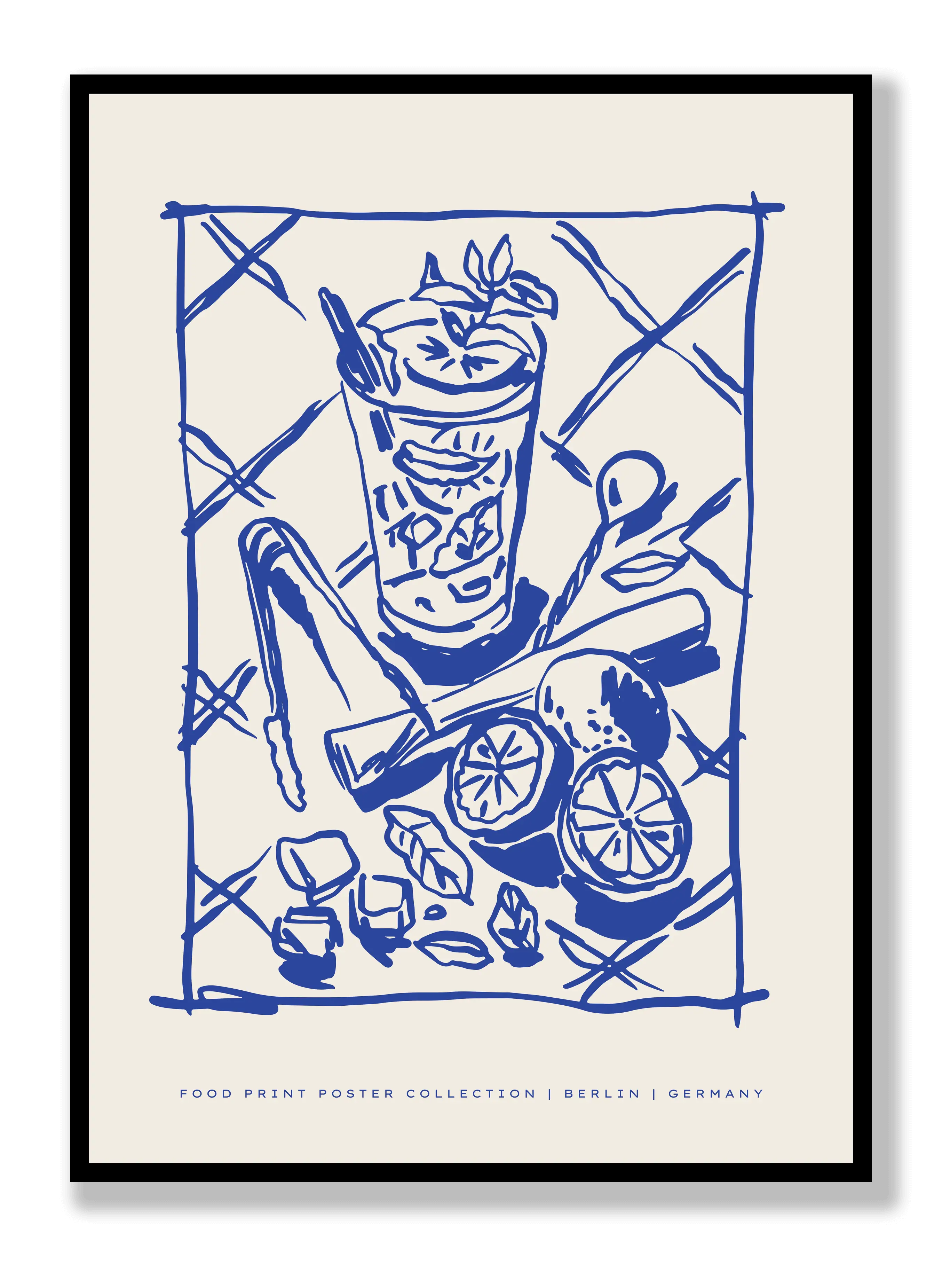 Sommergetränk-Poster
