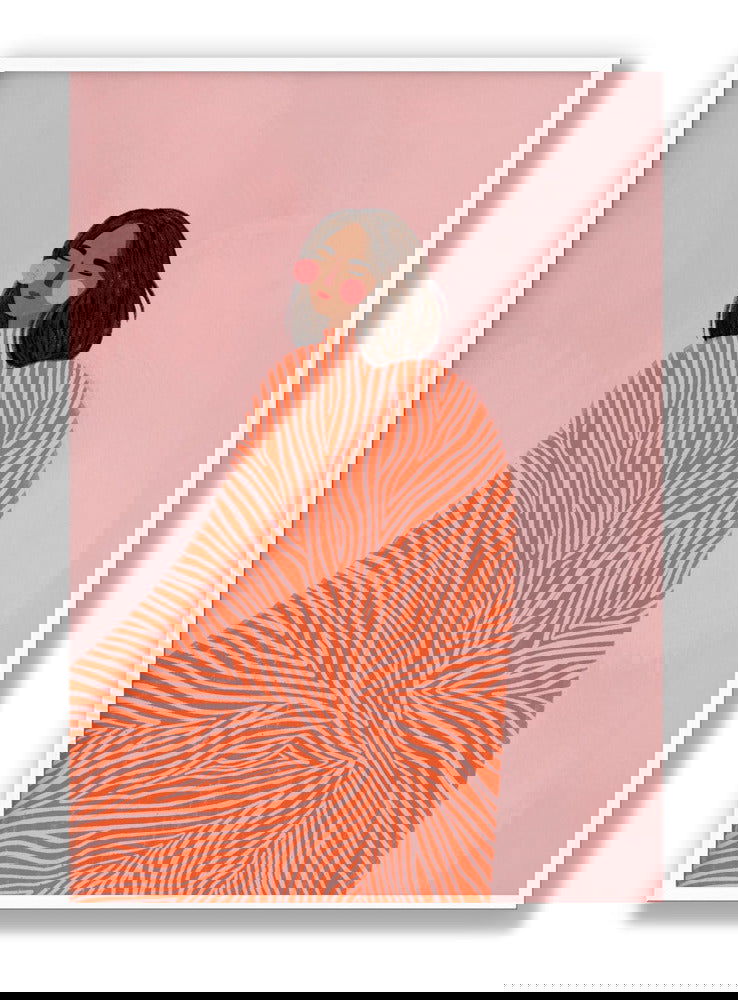 The Woman With the Swirls plakat