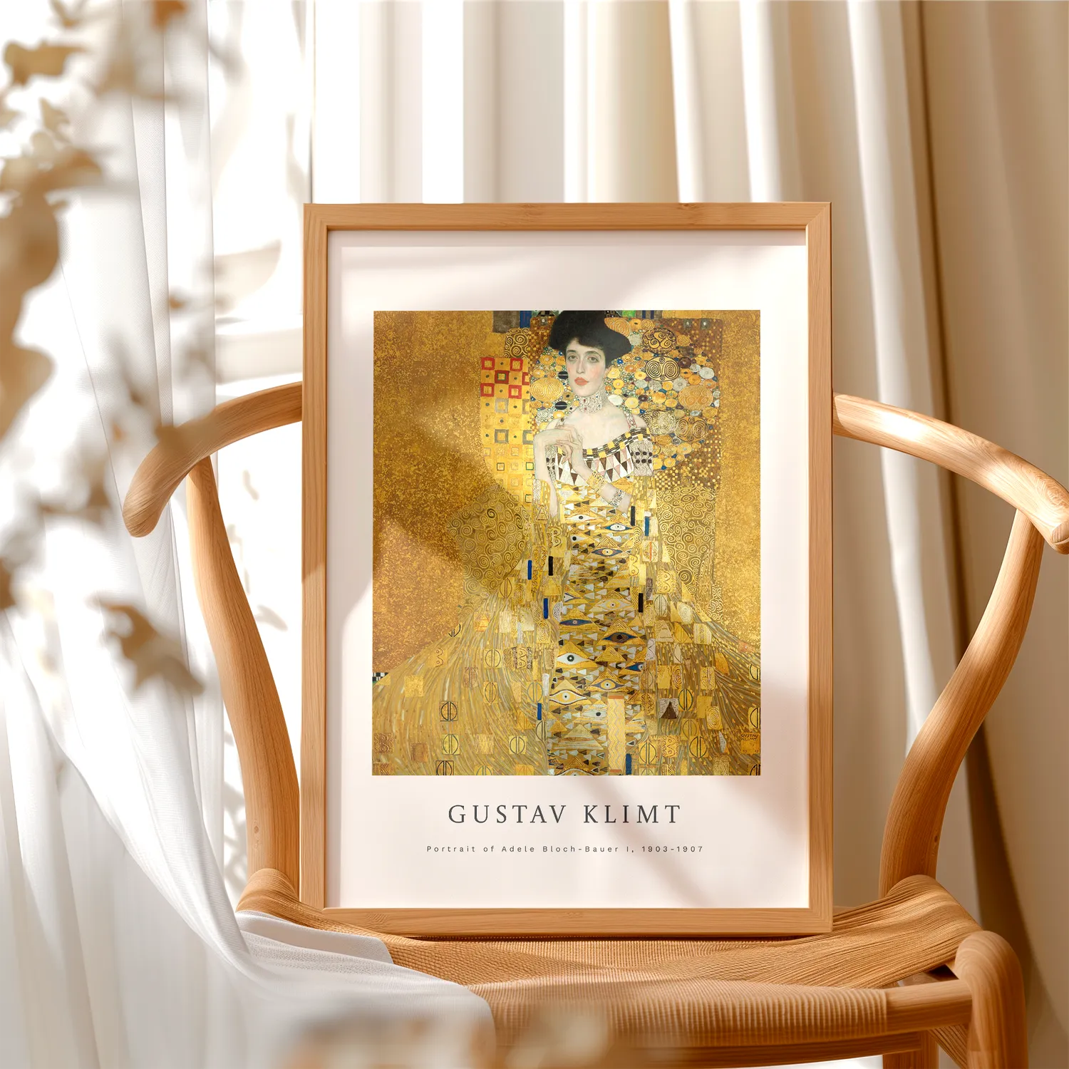 Gustav Klimt - Portrait Of Adele Bloch-Bauer Plakat