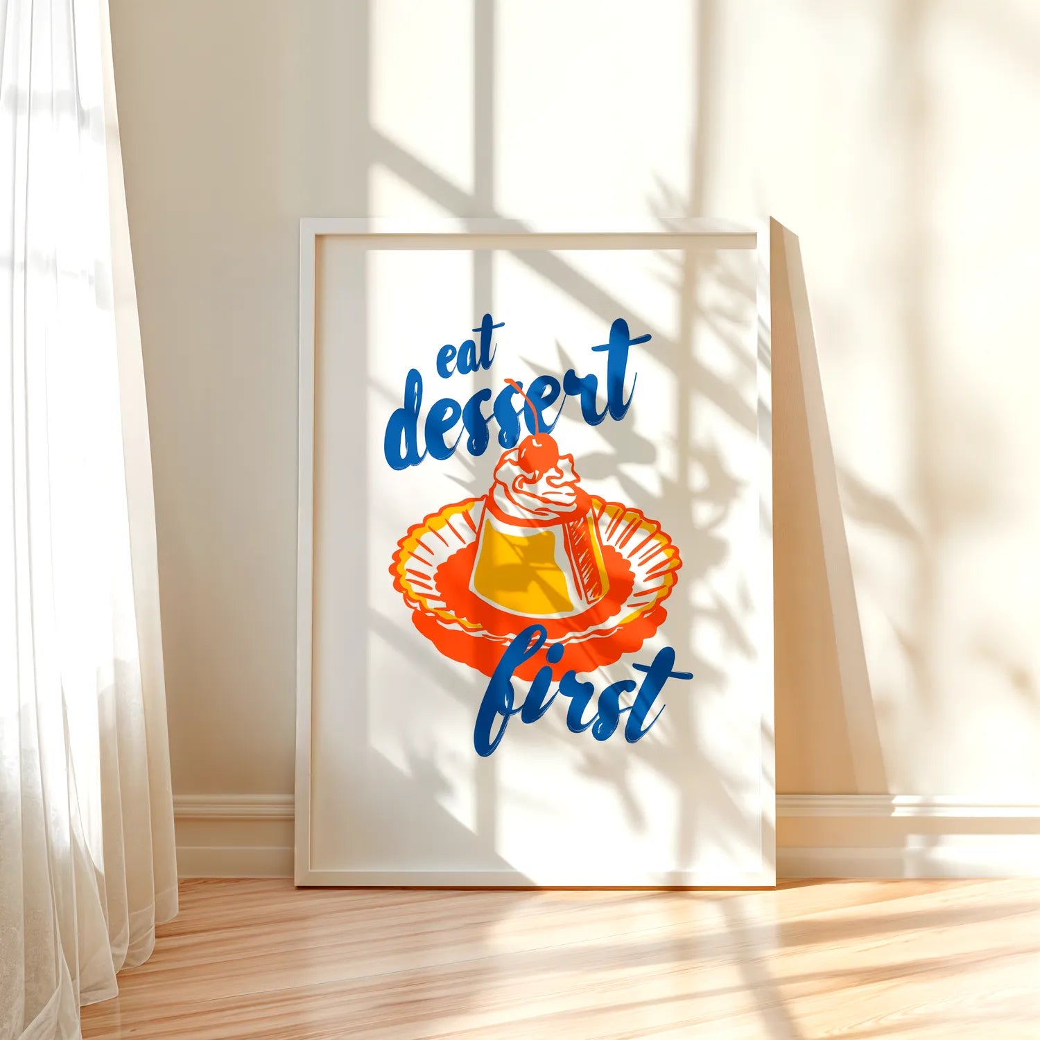 Dessert First Plakat