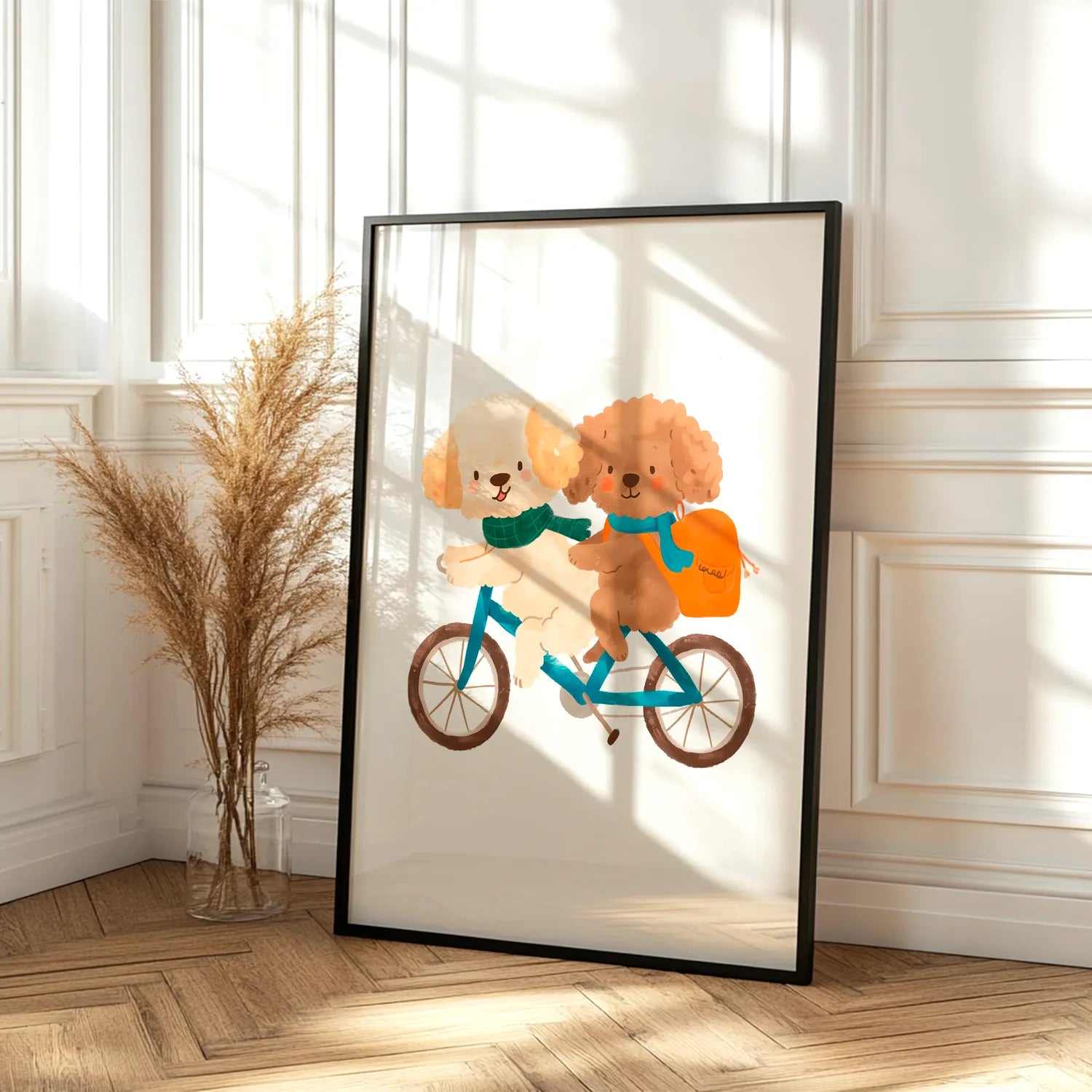 Dogs On Bicycles Plakat