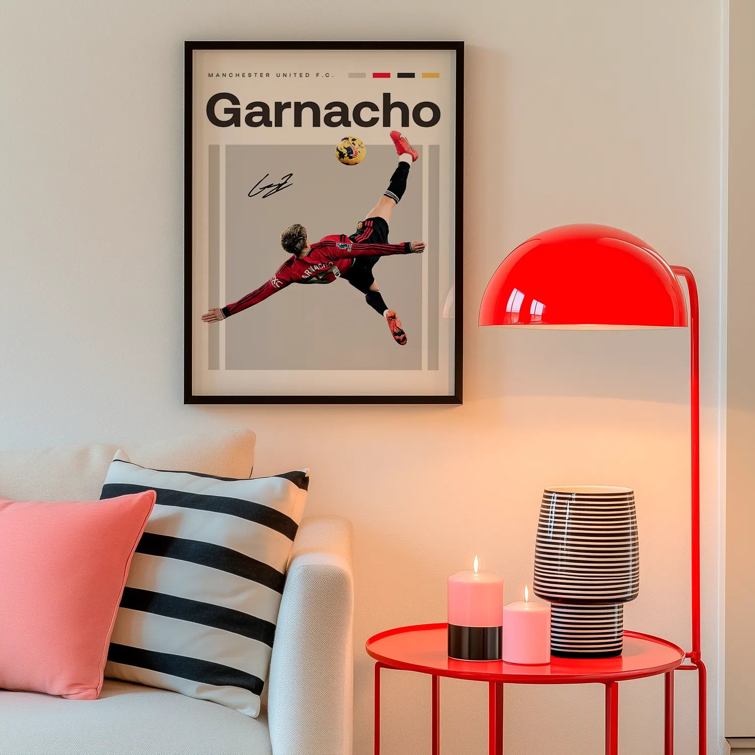 Alejandro Garnacho No. 2 Plakat