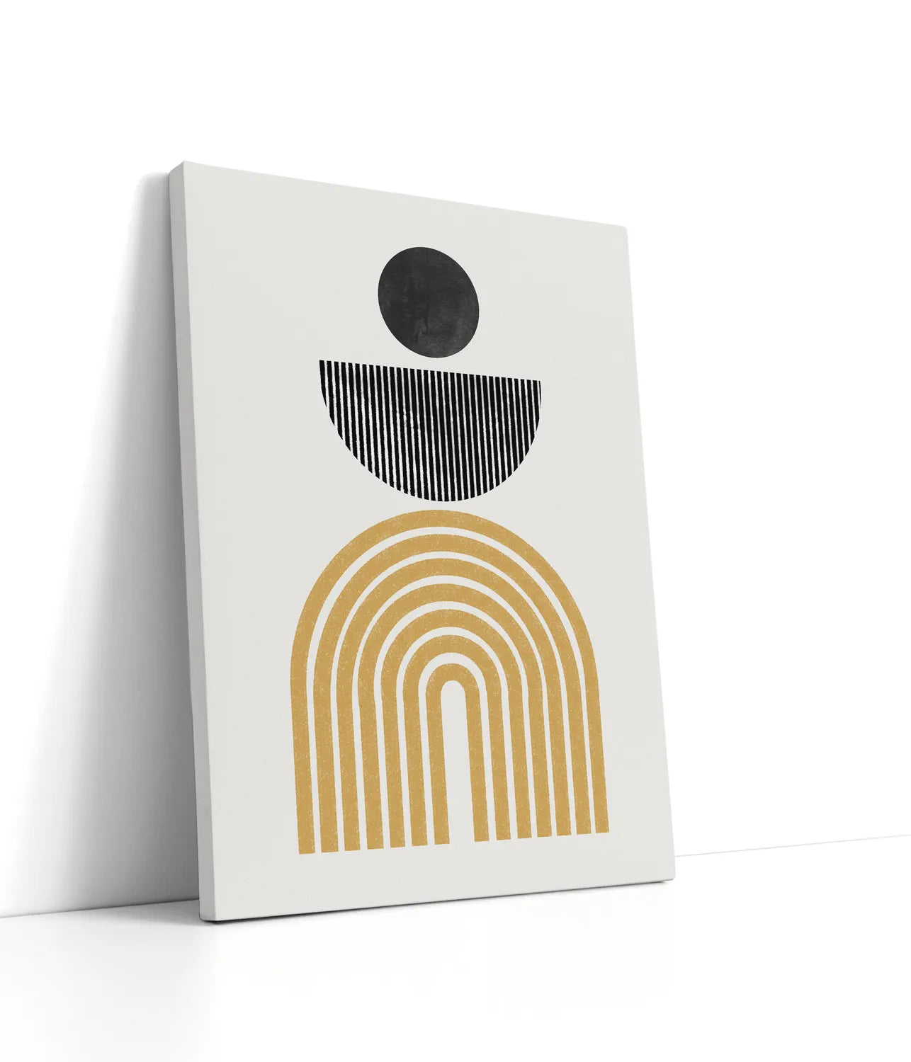 Midcentury Composition Lærred