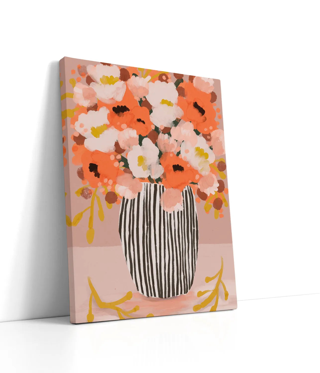 Pastel flower impression No 1 Lærred