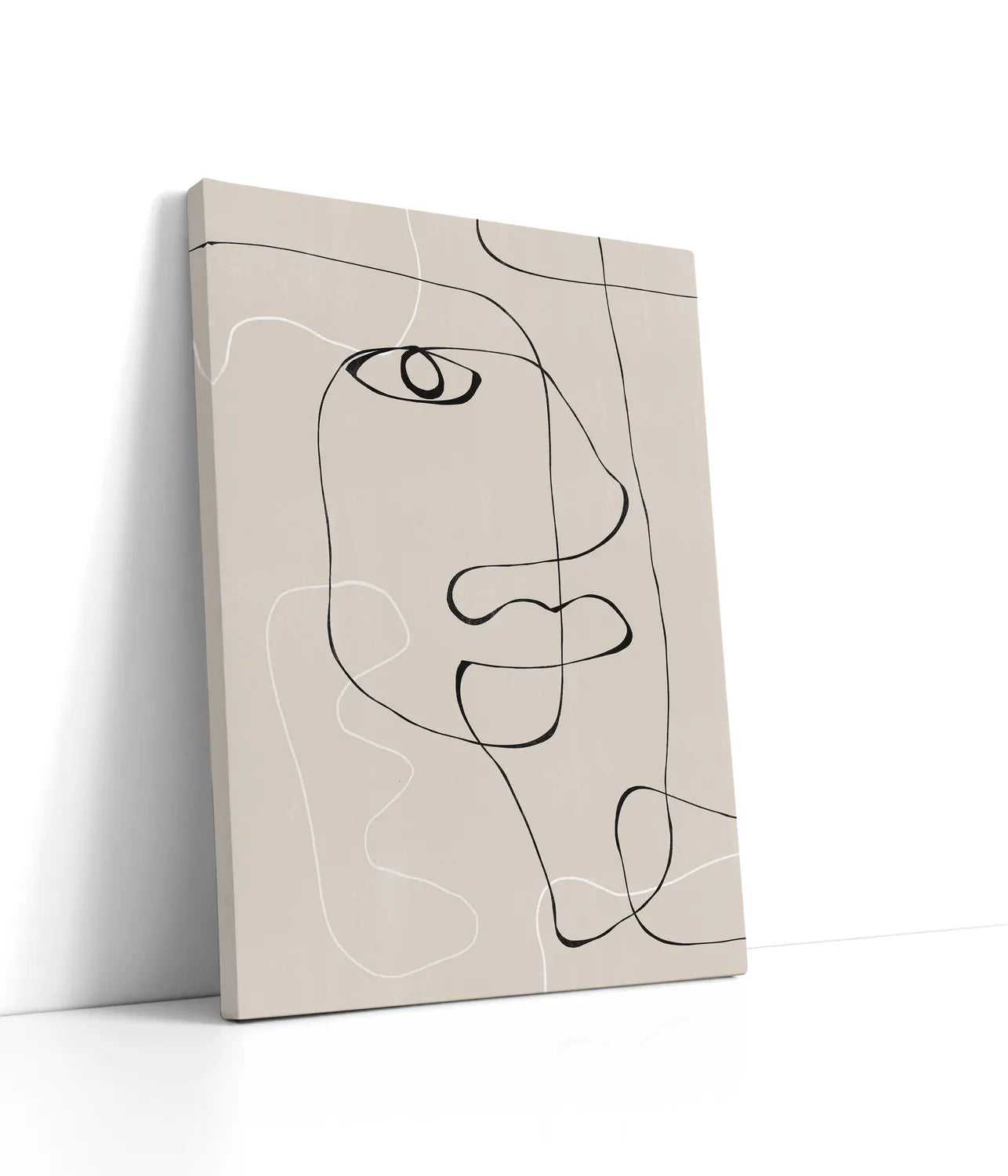 Abstract Face No1. Lærred