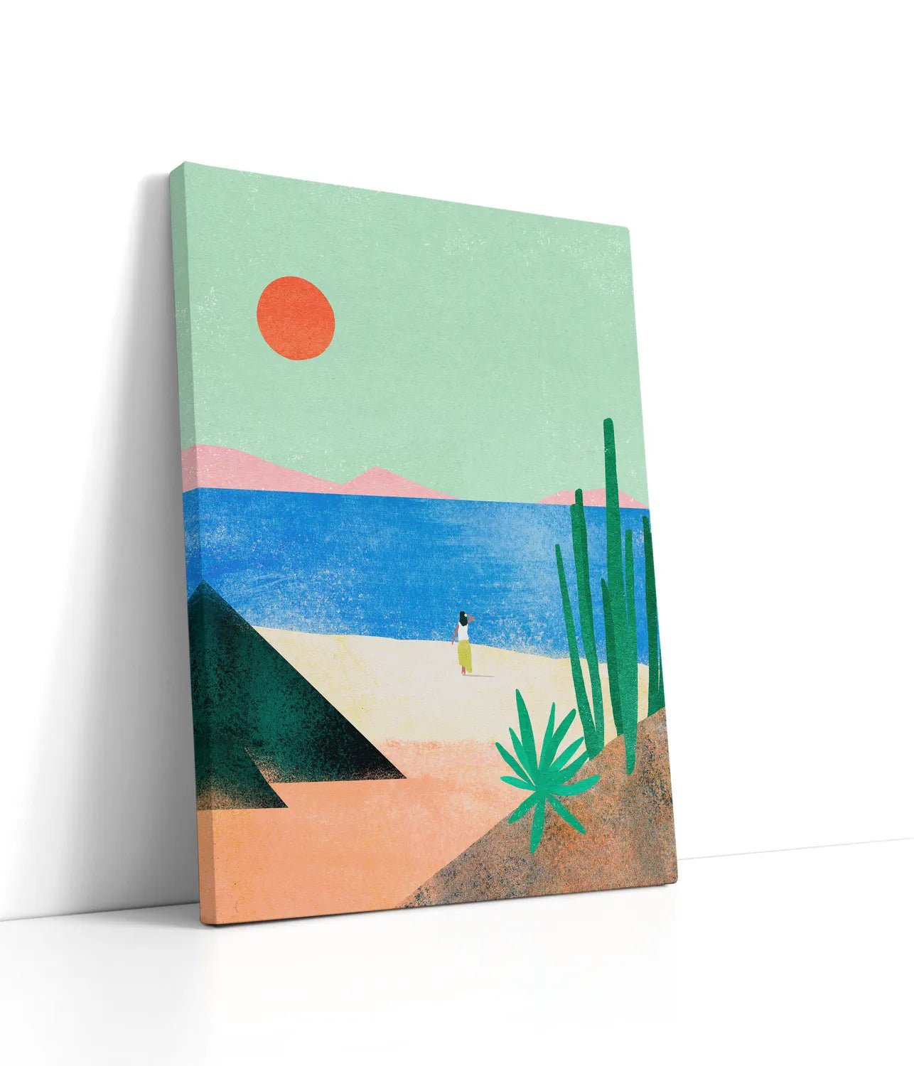 Beach Girl ii Lærred