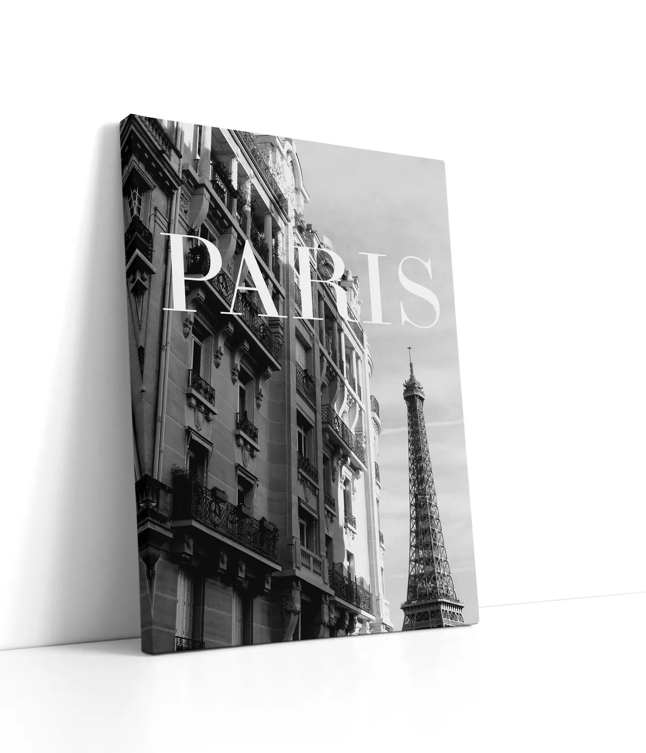 Paris Text 3 Lærred