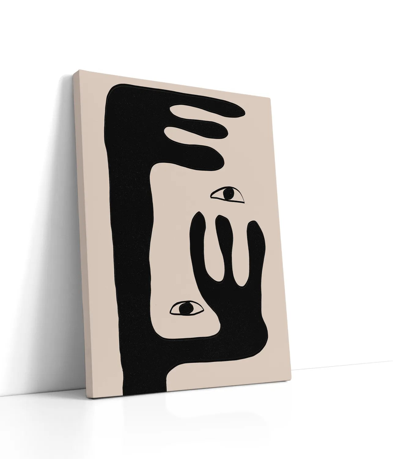 Abstract Face No2. Lærred