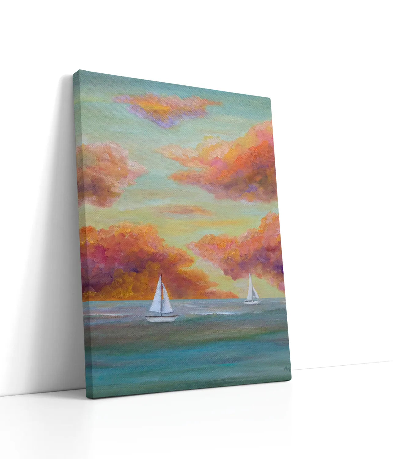 Autumn Sailing Lærred