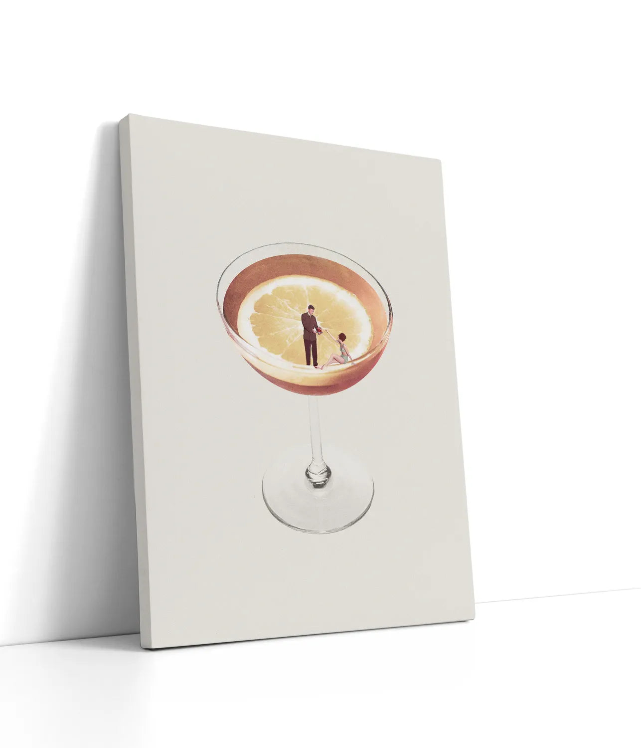 My drink needs a drink Lærred