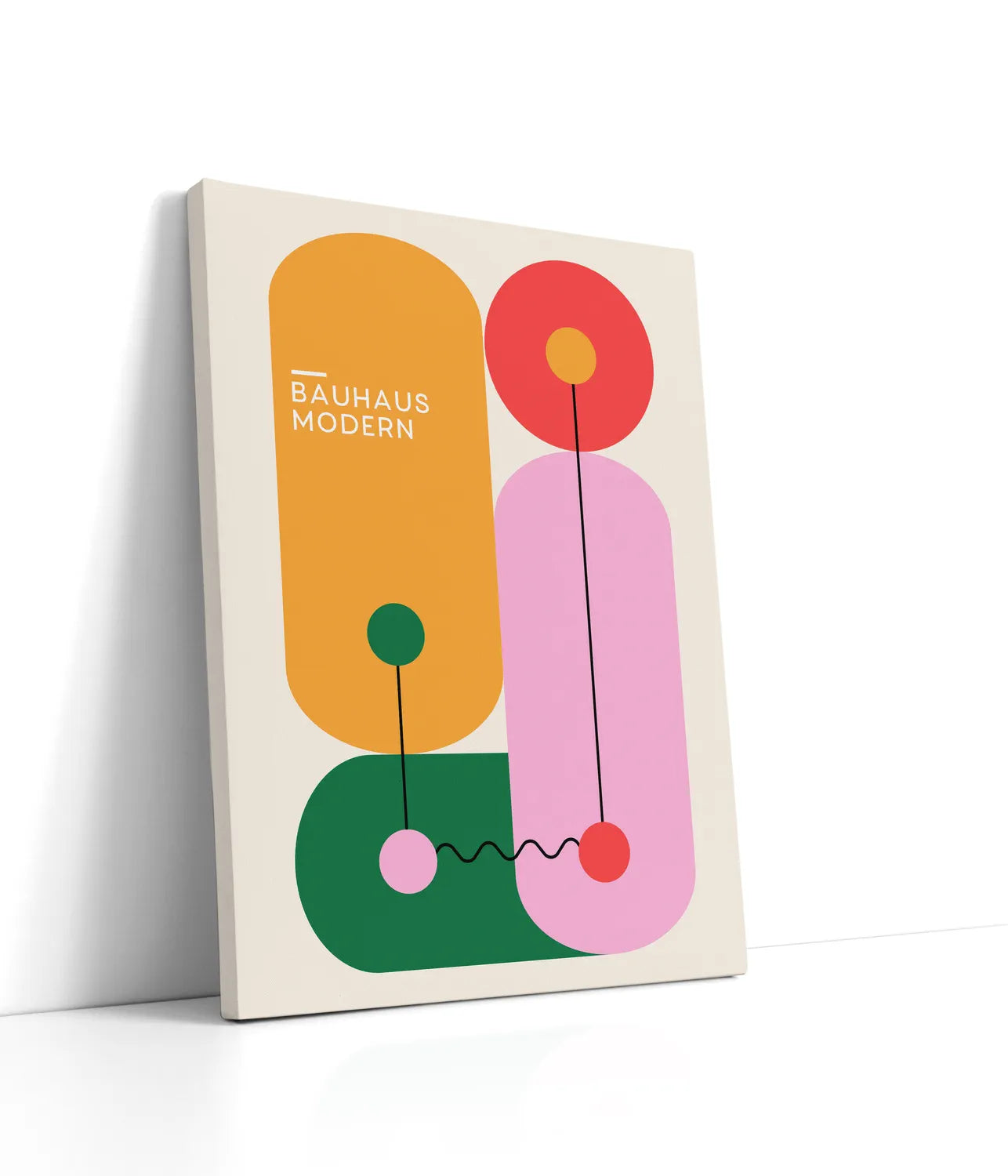 Bauhaus Modern Lærred