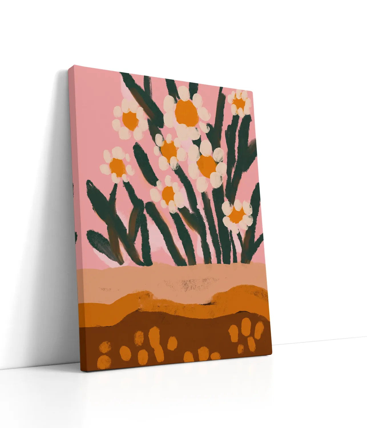 Pastel Flower Impression No 3 Lærred