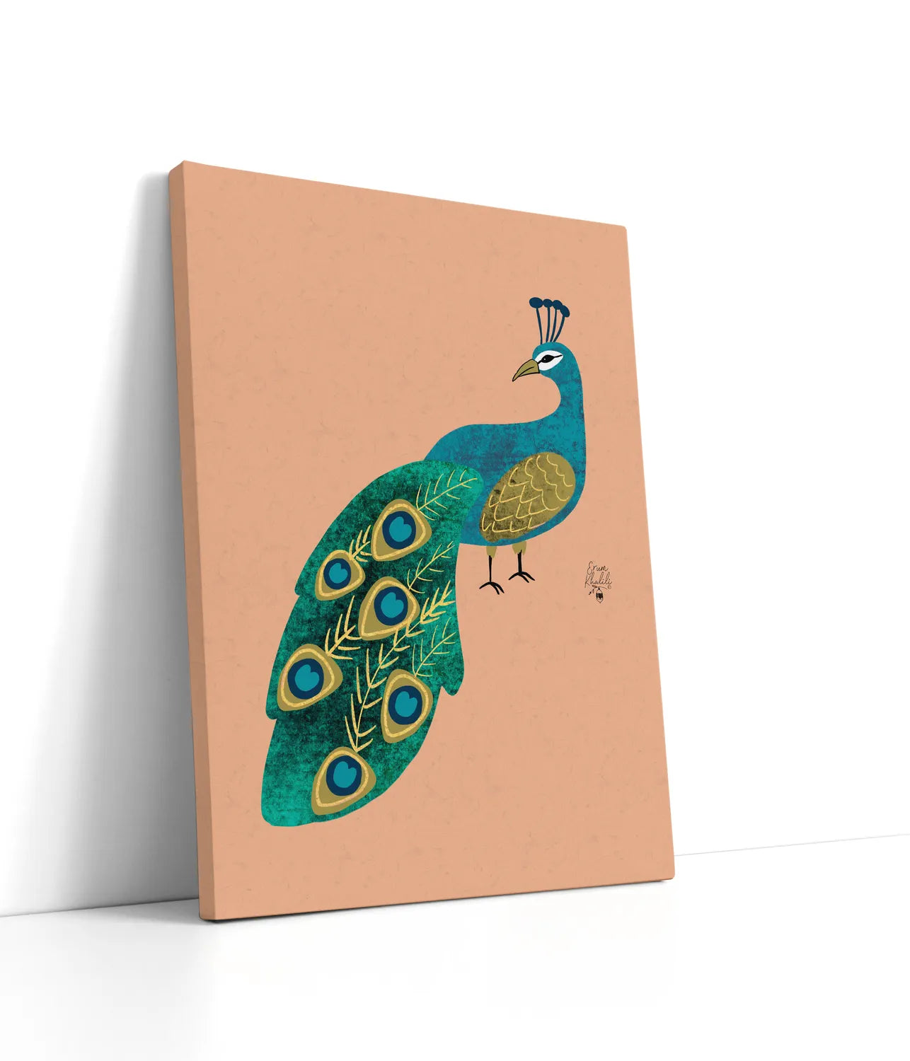 Peacock Erum Khalili Lærred