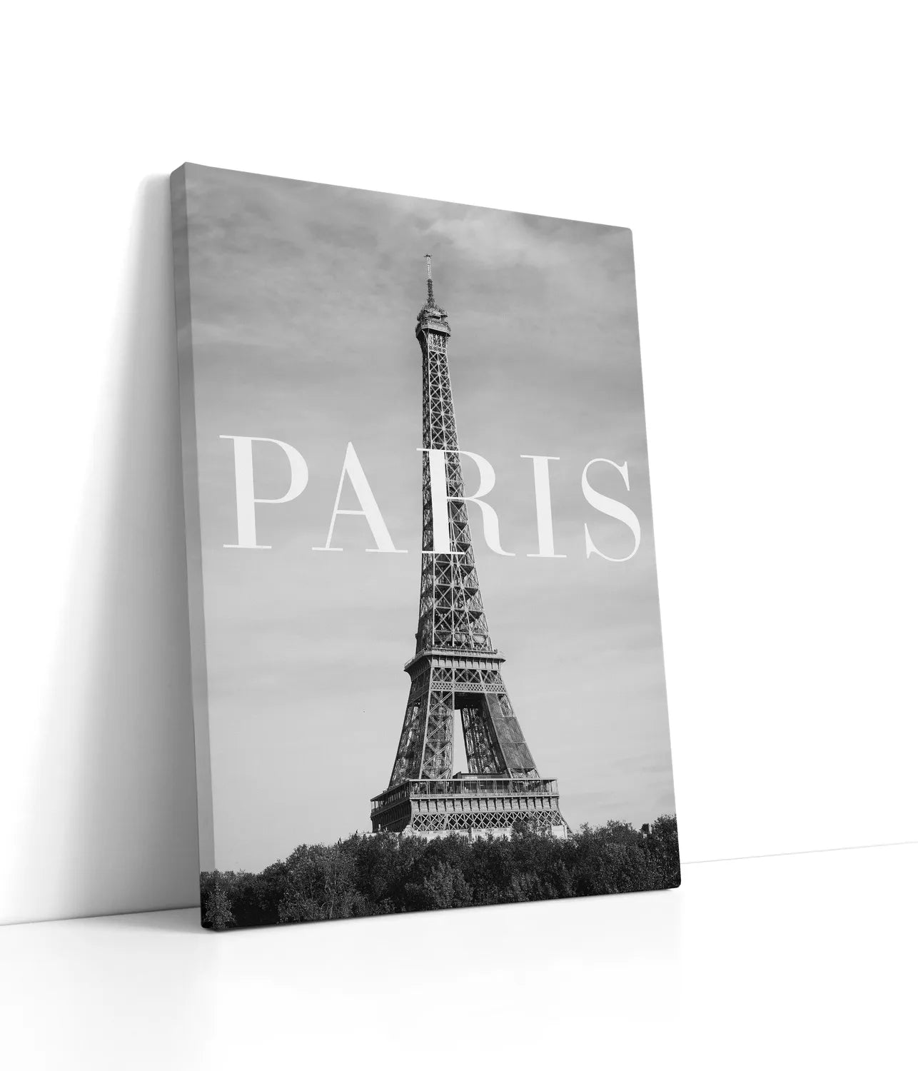 Paris Text 2 Lærred