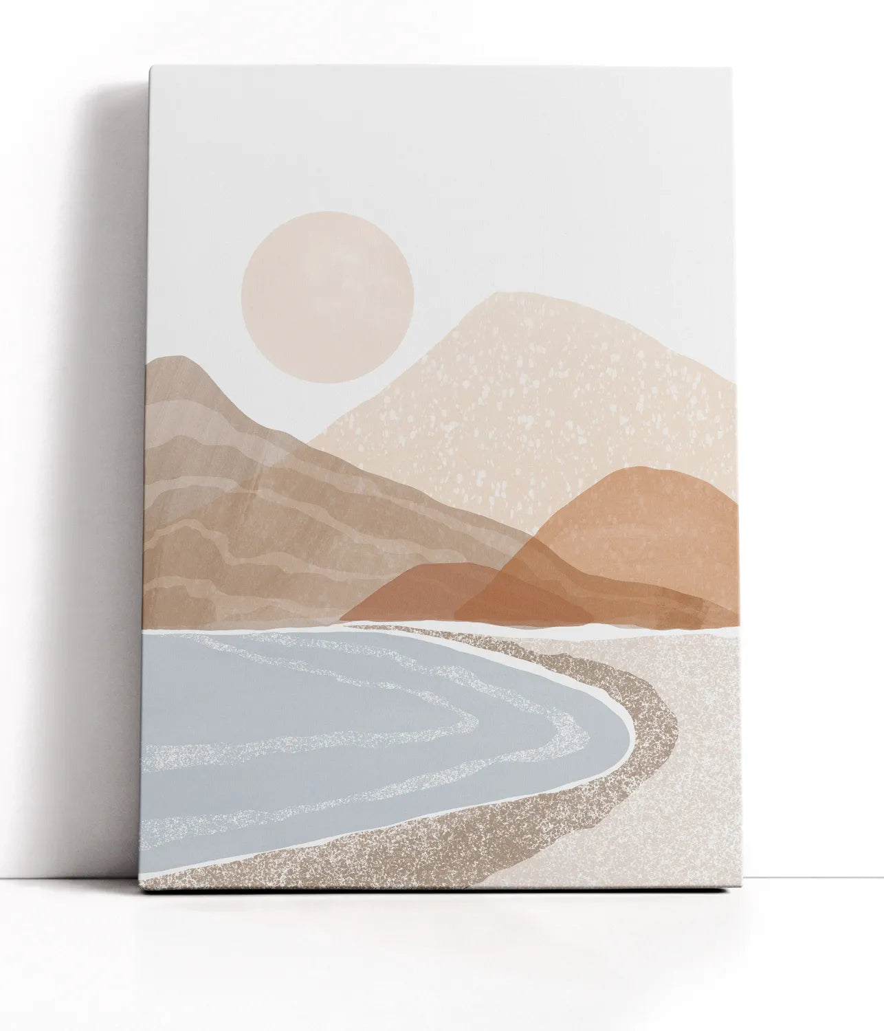 Beach Sunset Art Lærred