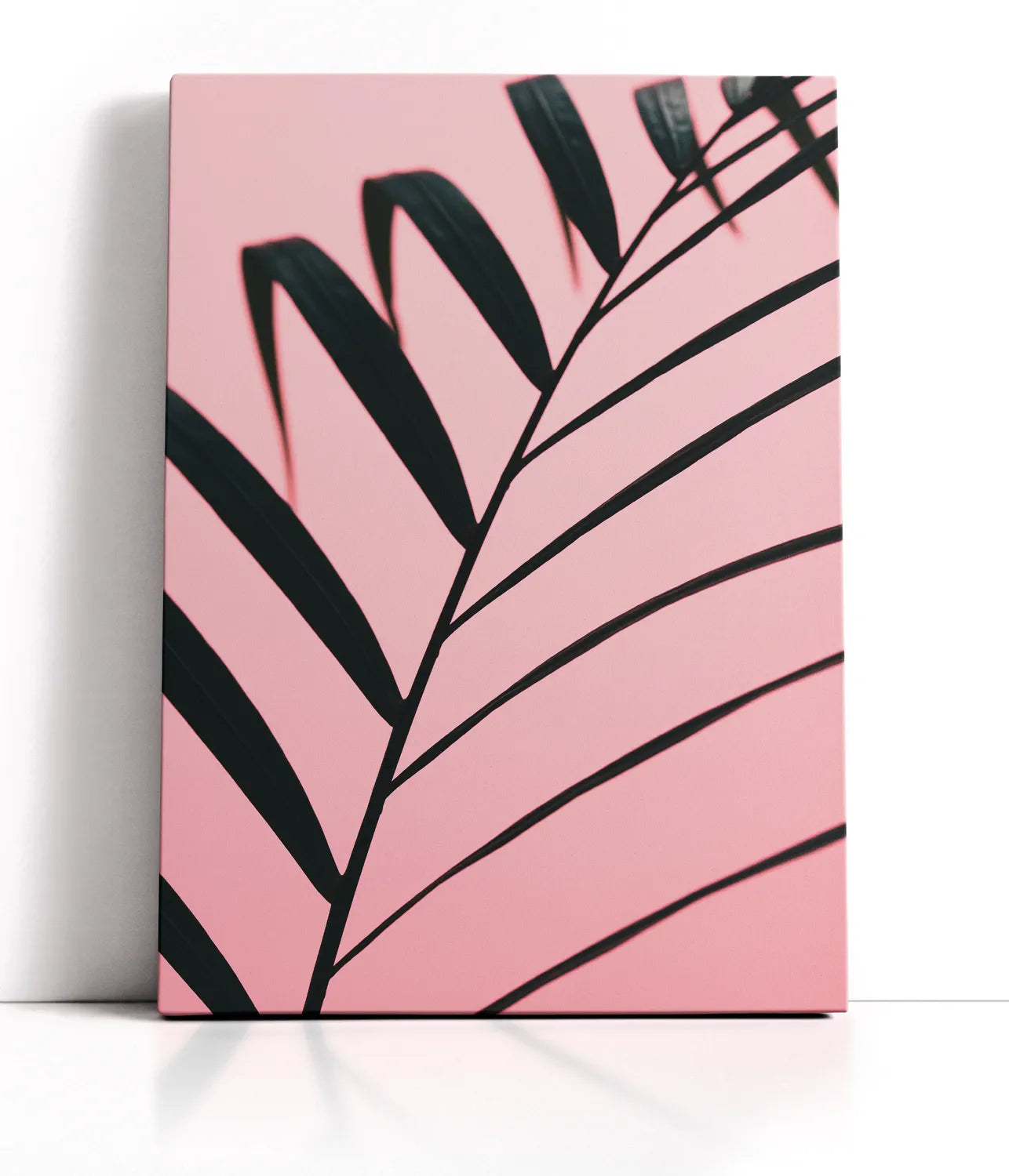 Graphic palm leaf 2 Lærred