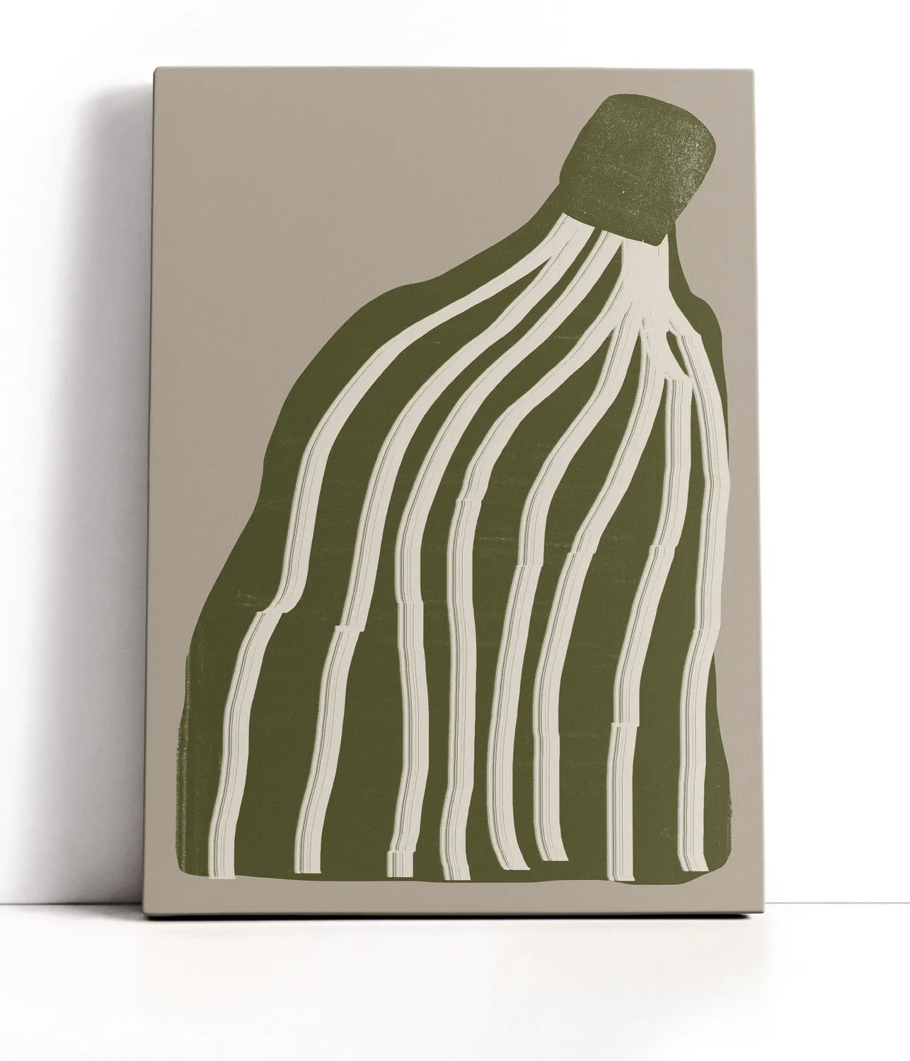 Modern Flower Lærred