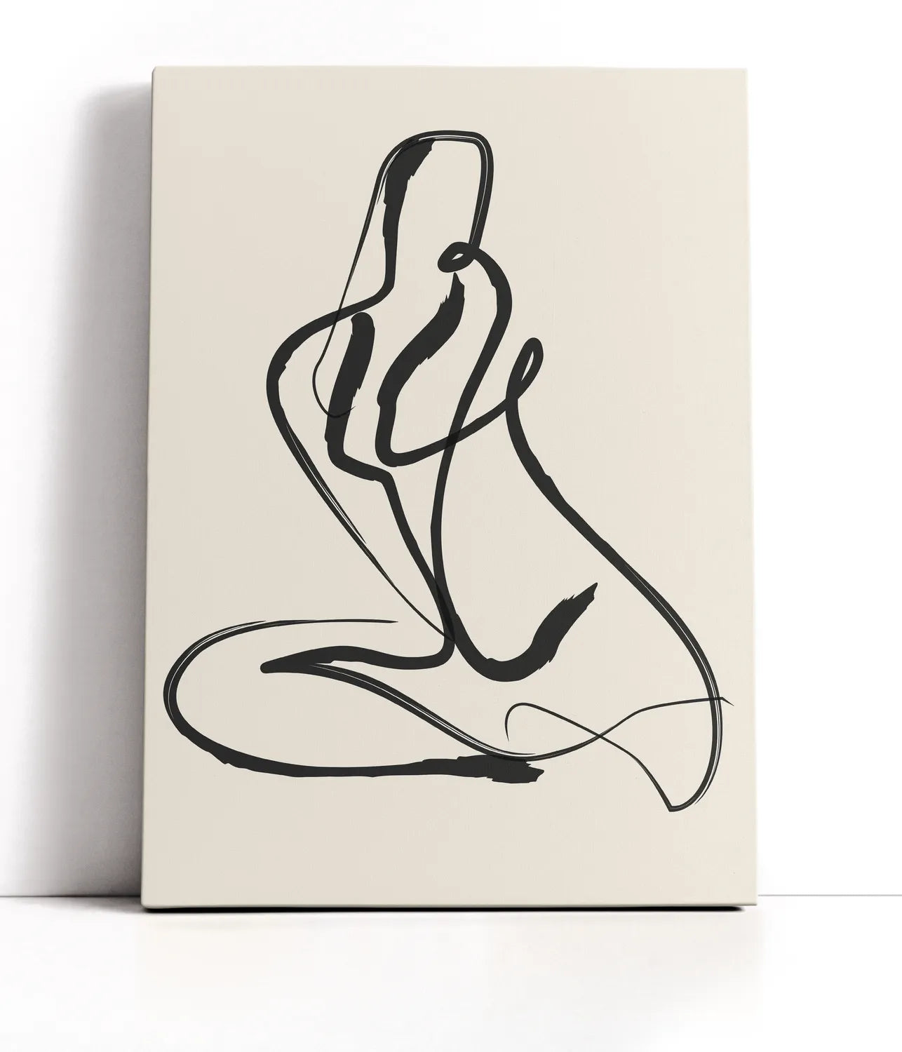 Life Drawing Sketch Lærred