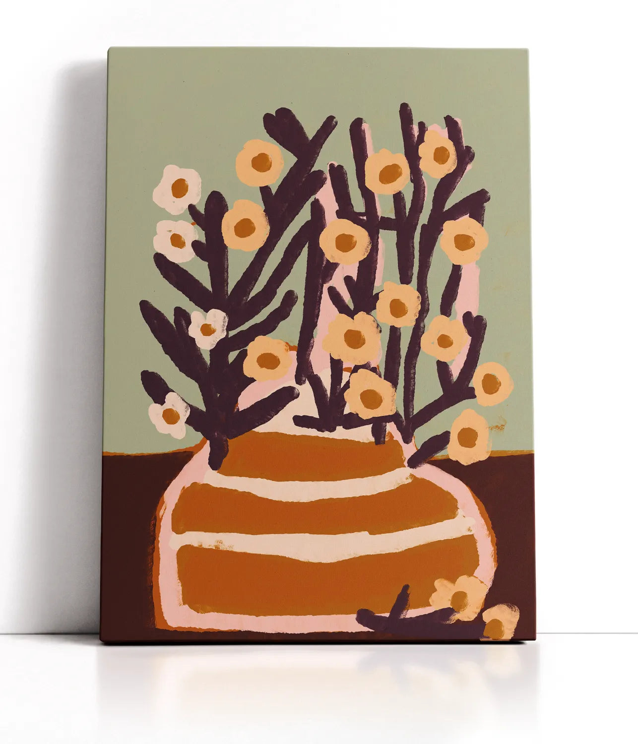 Pastel Flower Impression No 4 Lærred