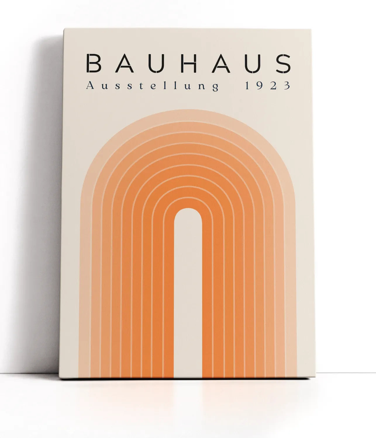 Bauhaus Orange Bridge Lærred