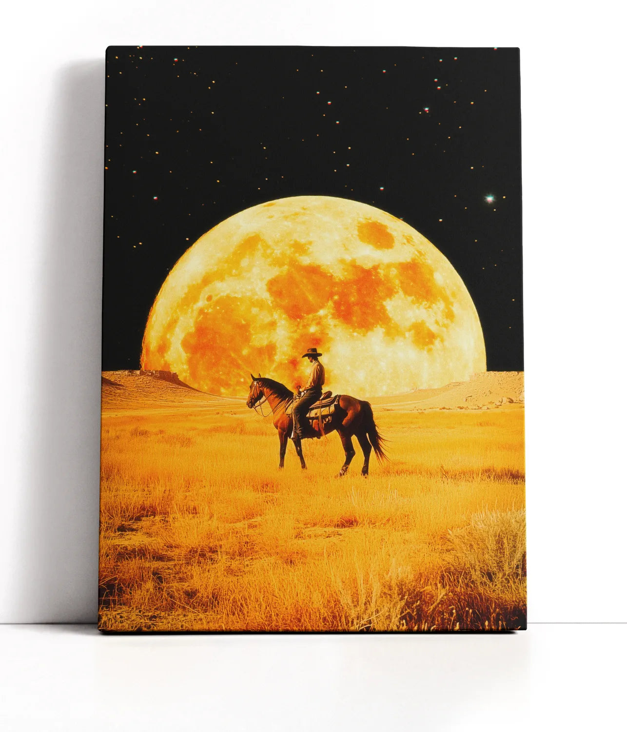 Lunar Cowboy Lærred