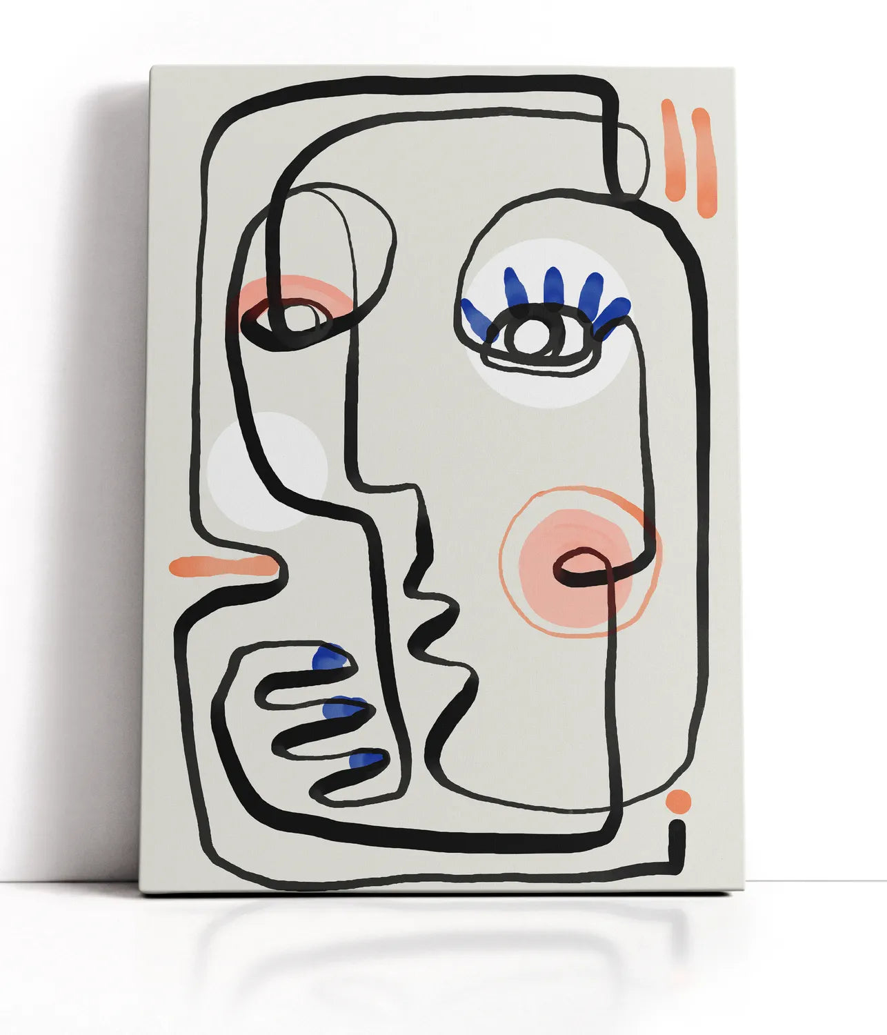 Woman With Nail Polish Lærred