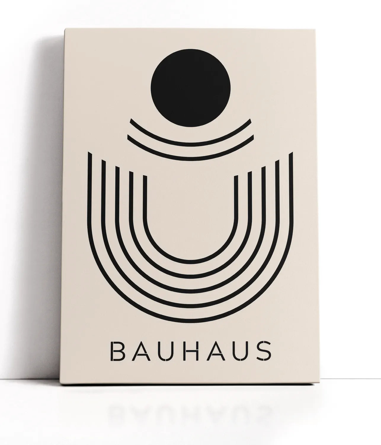 Bauhaus Black Dot Lærred