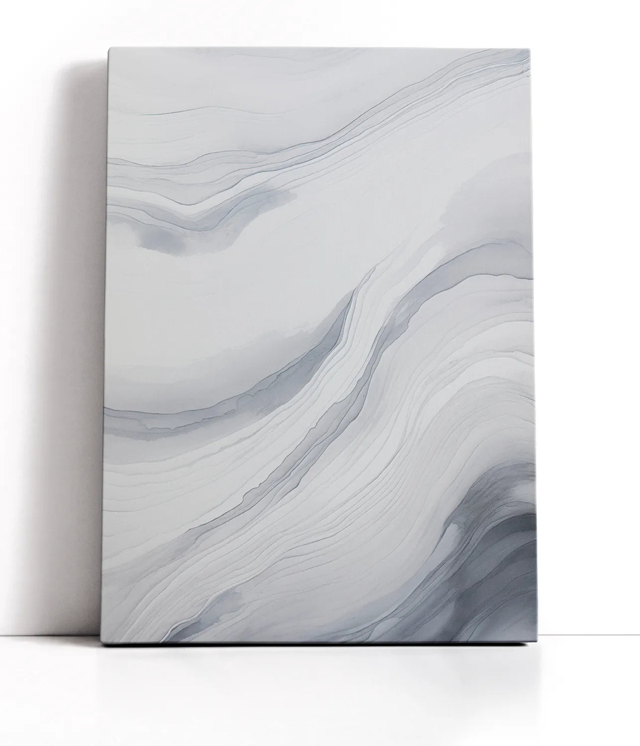 Grey Strokes Lærred