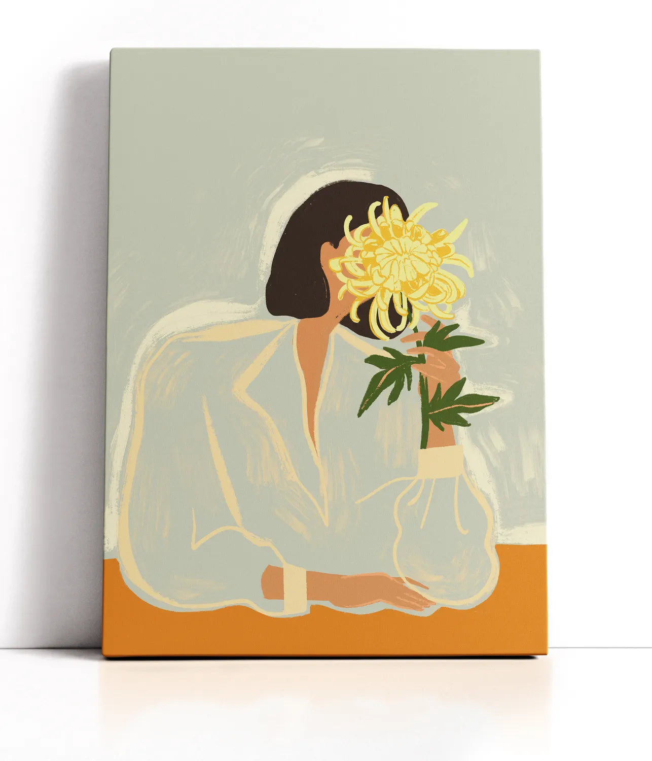 Thecrysanthemum Lærred