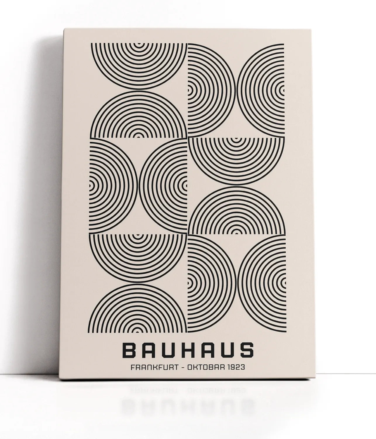 Bauhaus Circles Circles Lærred