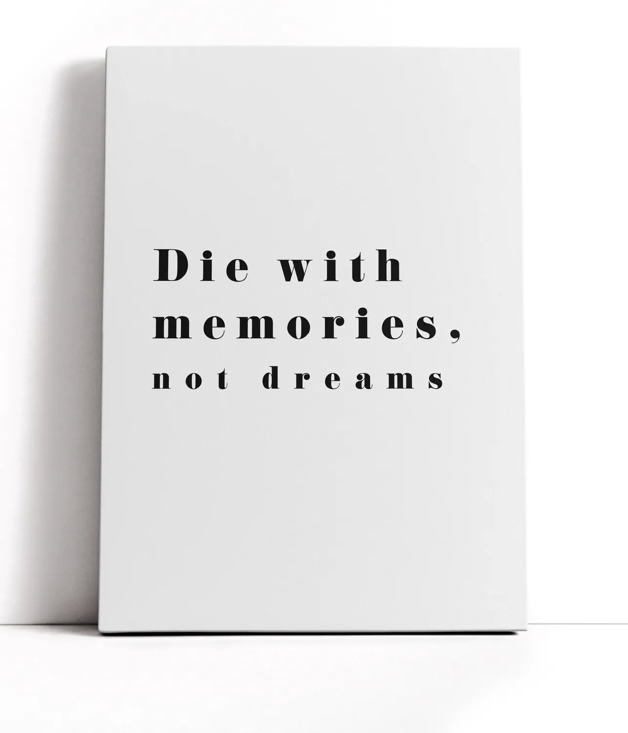 Die With Memories Lærred