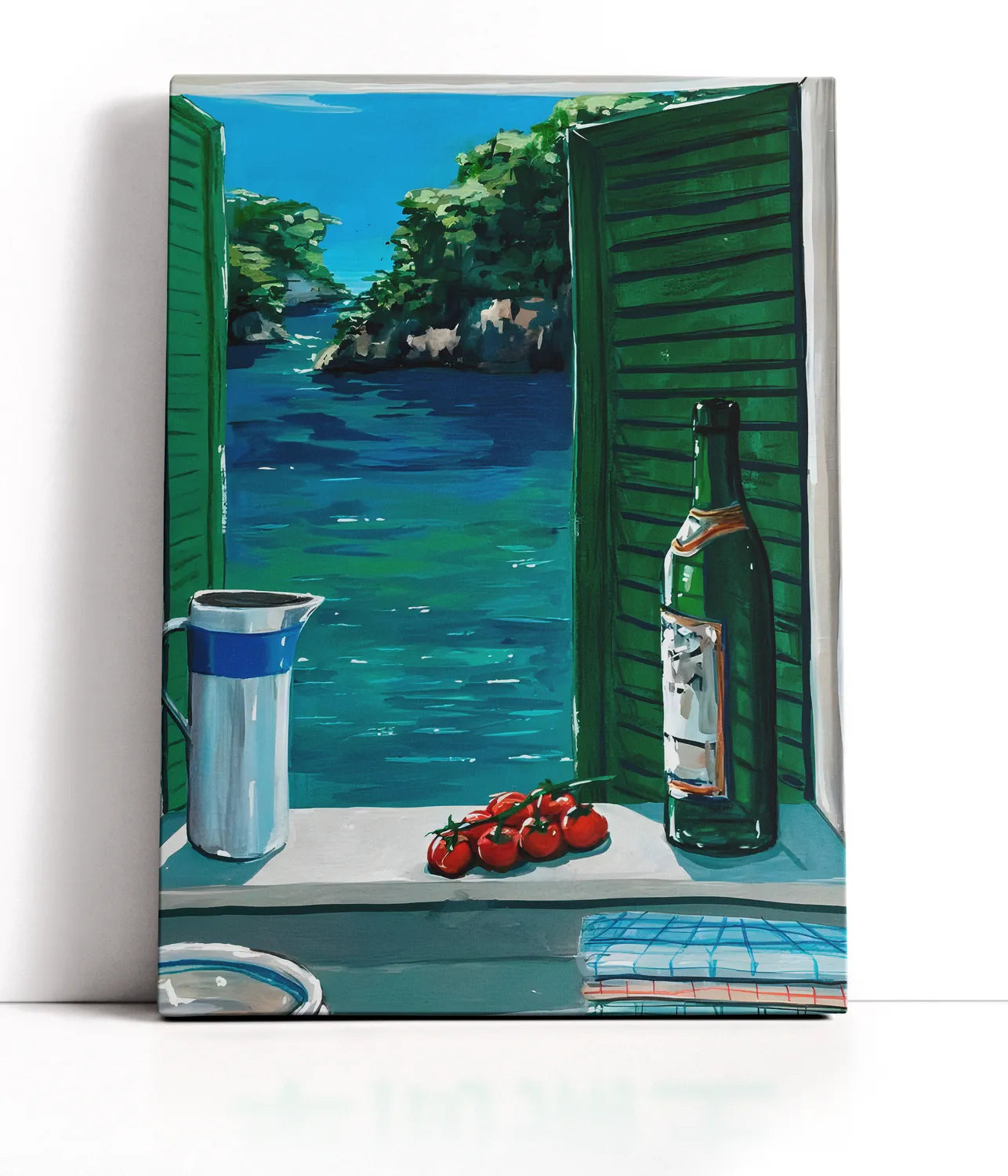 Foreign Window Lærred