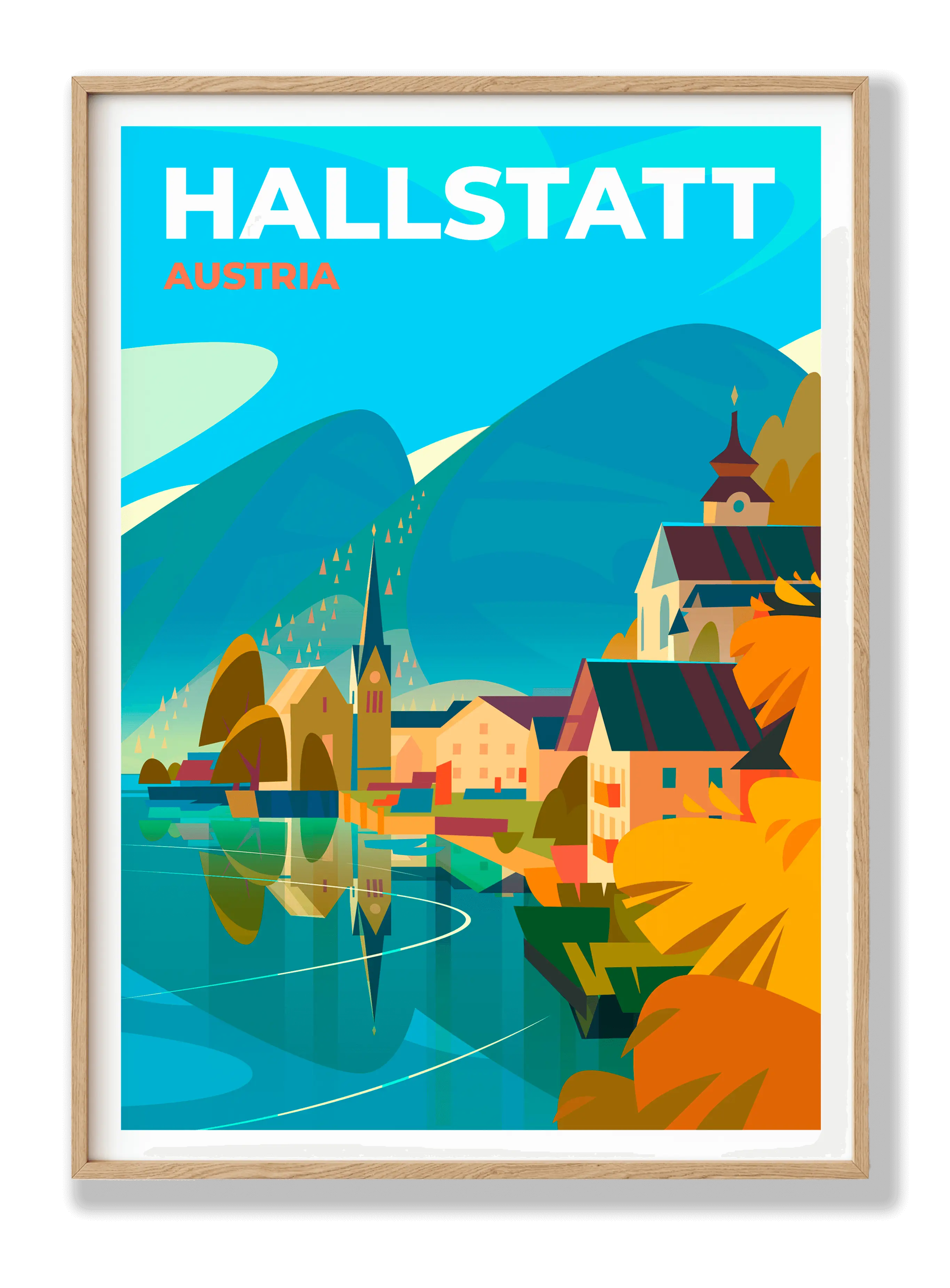 Hallstatt Plakat