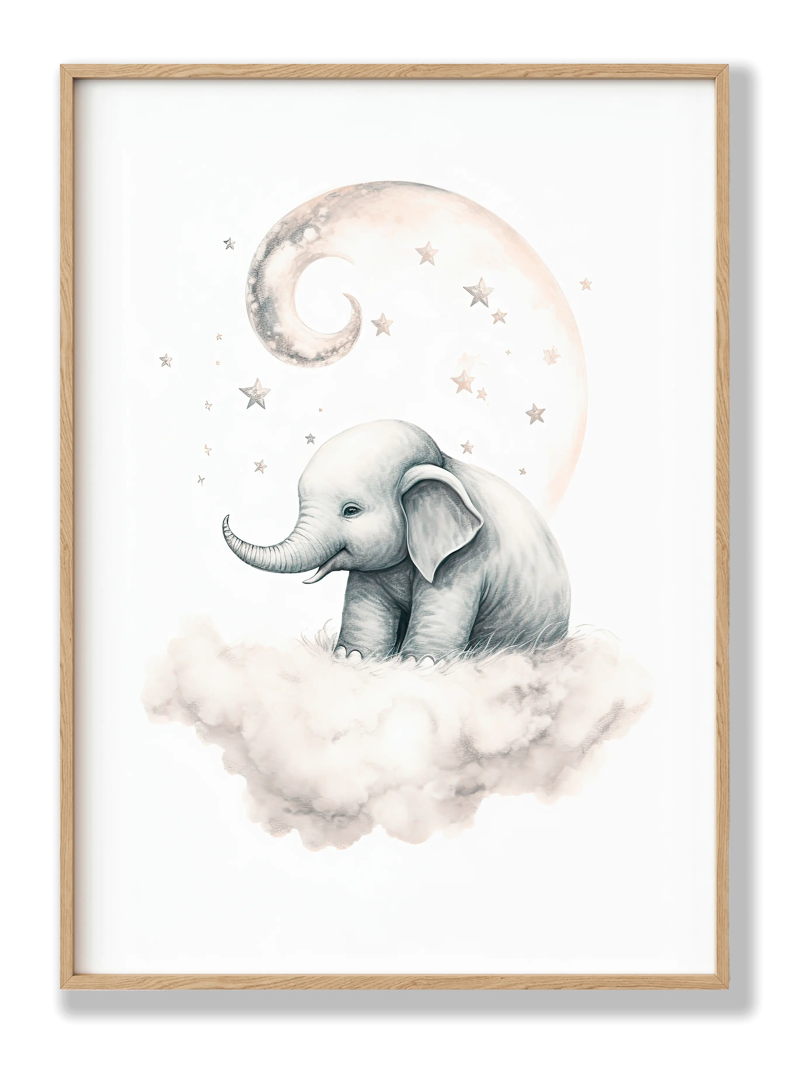 Dreaming Elephant Poster