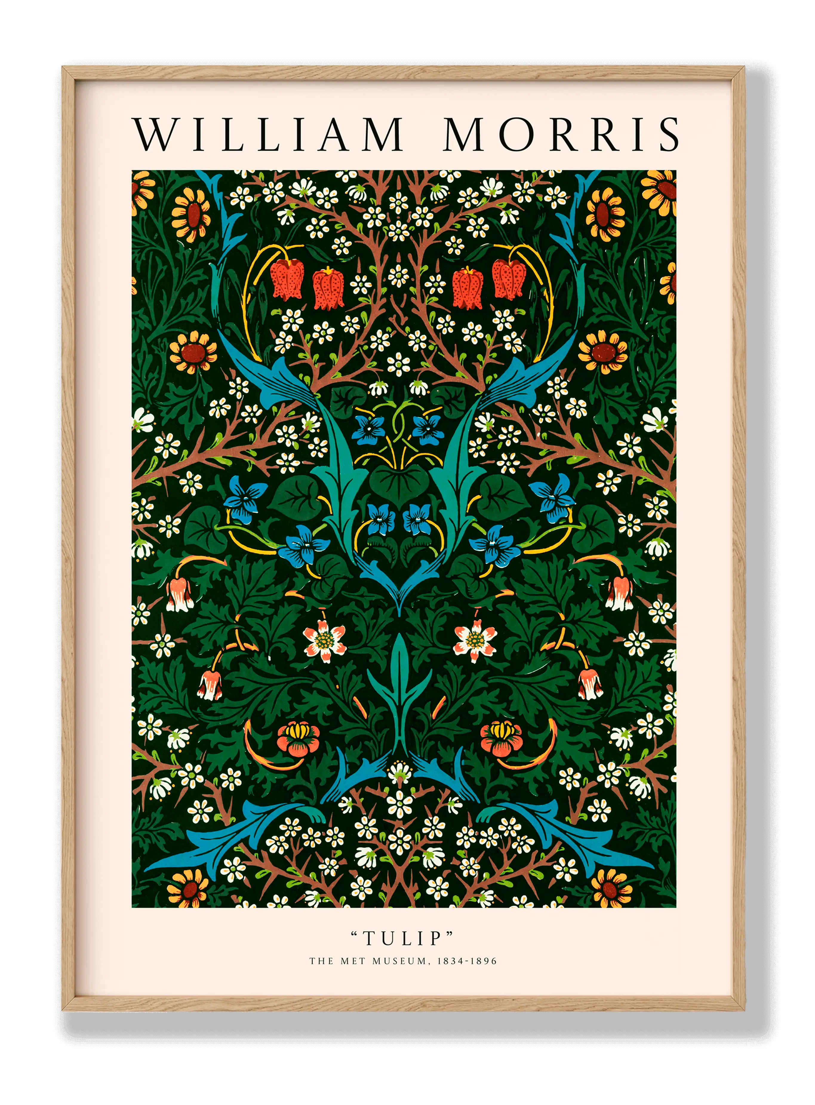 William Morris - Tulpen-Poster