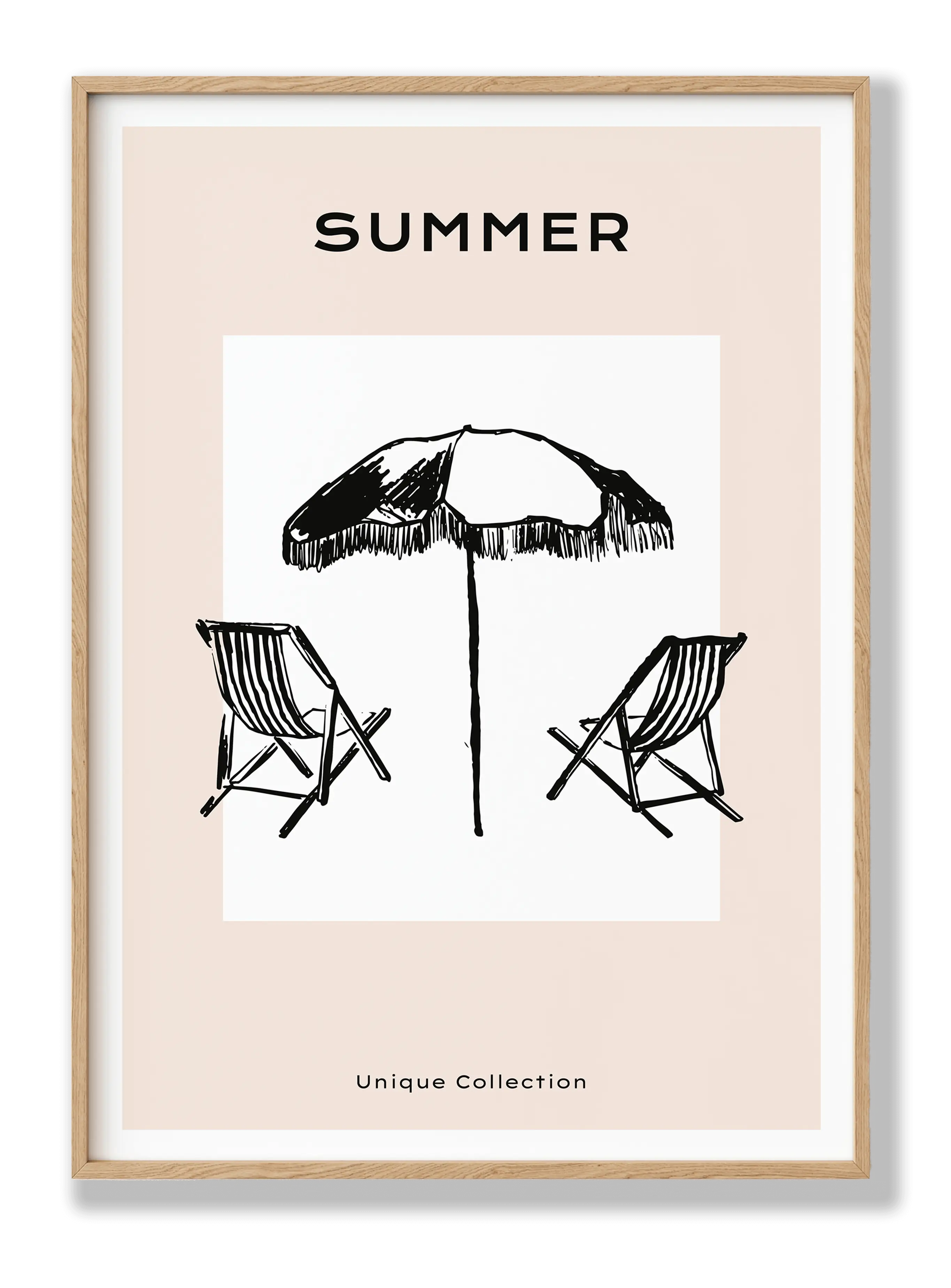 Summer Chairs Poster