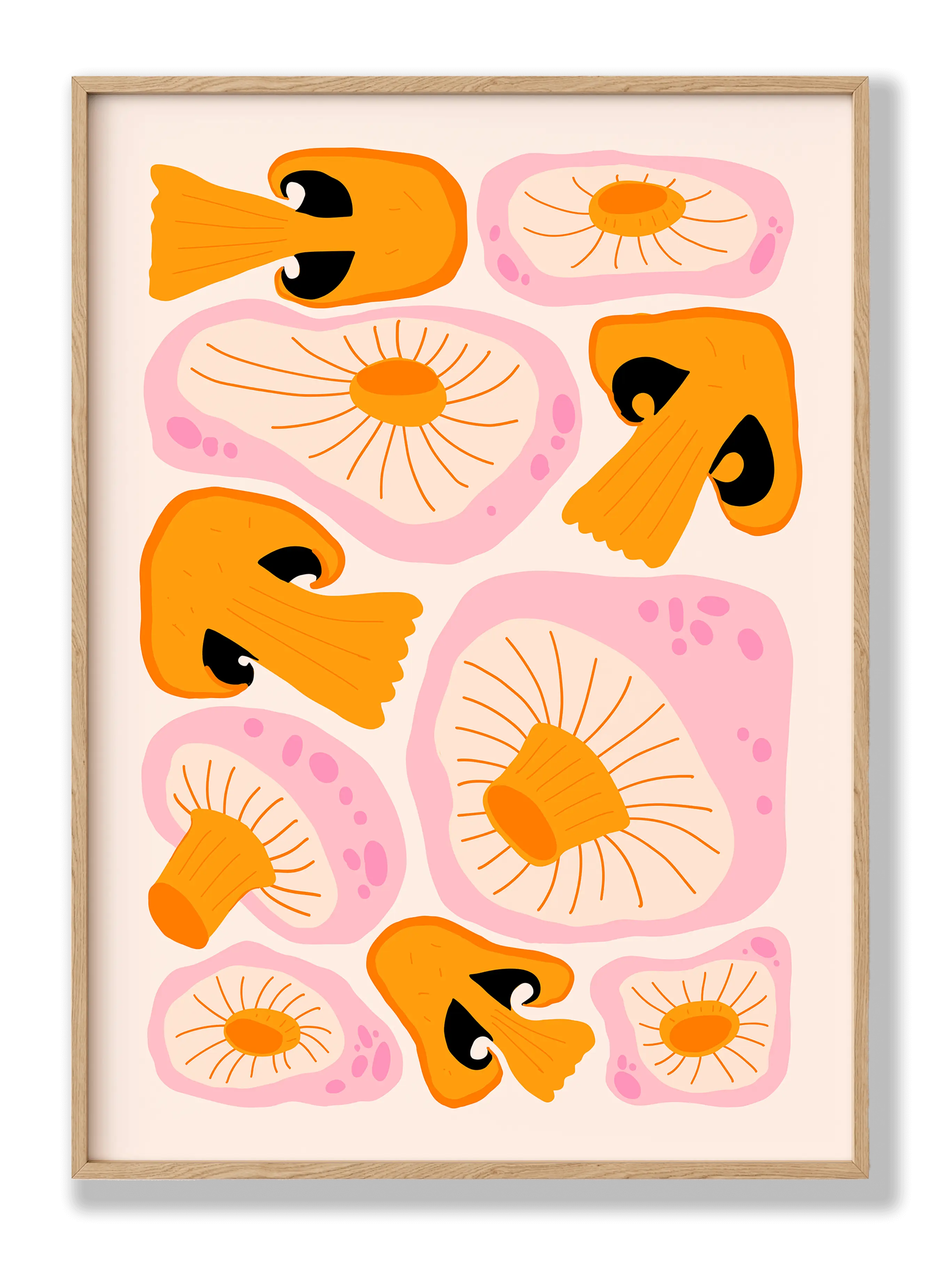 Mushrooms Plakat