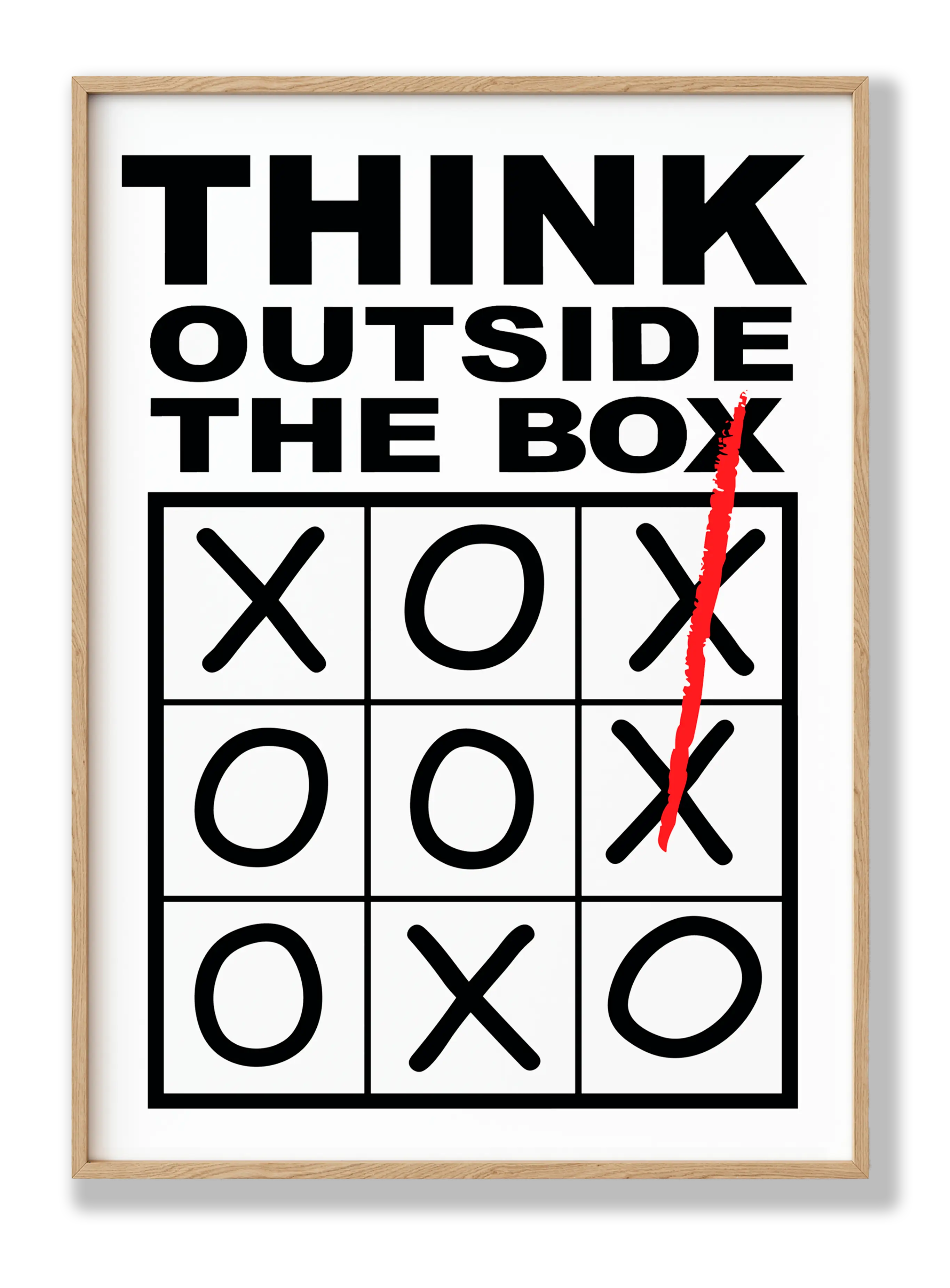 Think outside the box Plakat