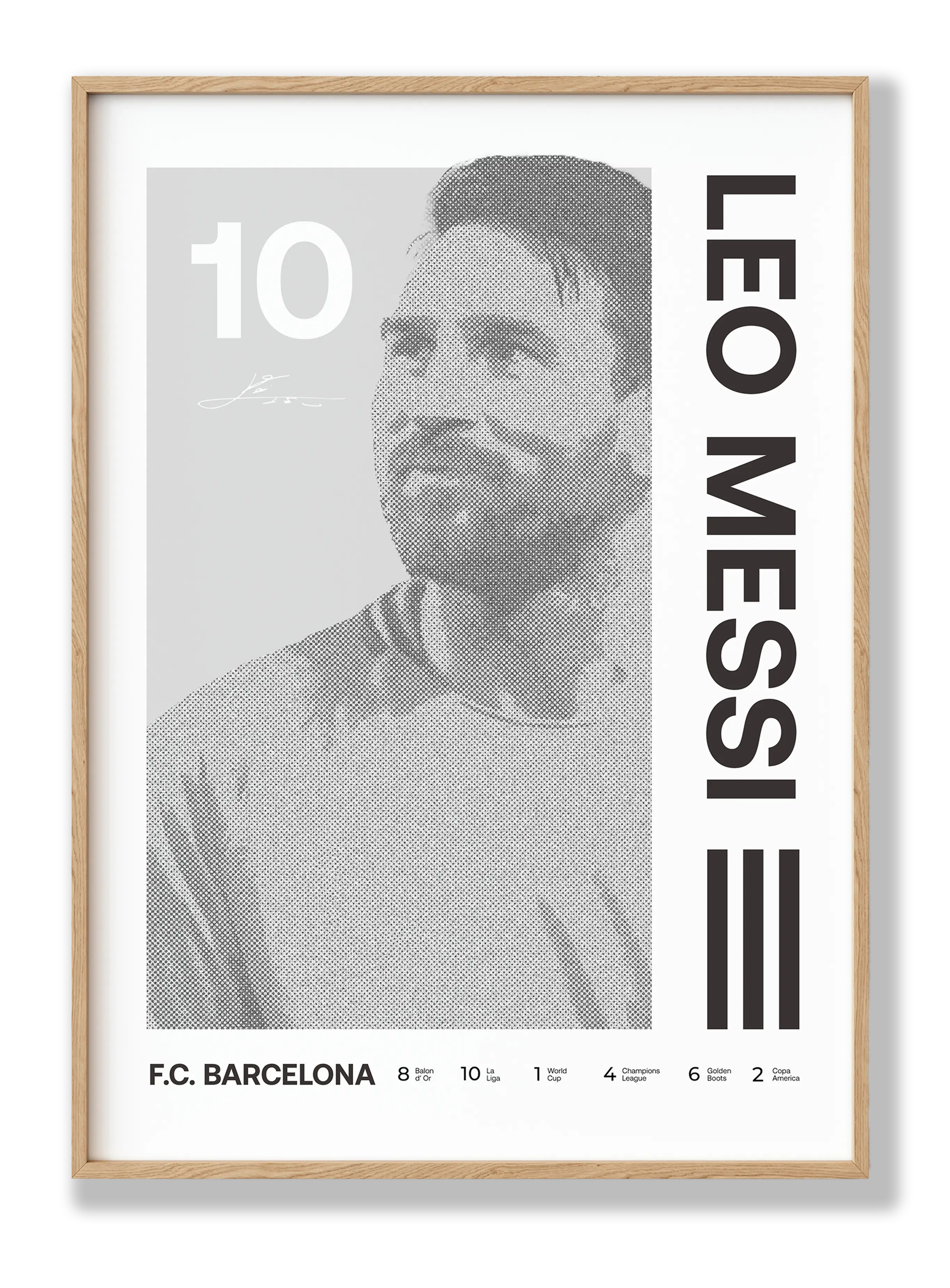 Lionel Messi No. 4 Poster