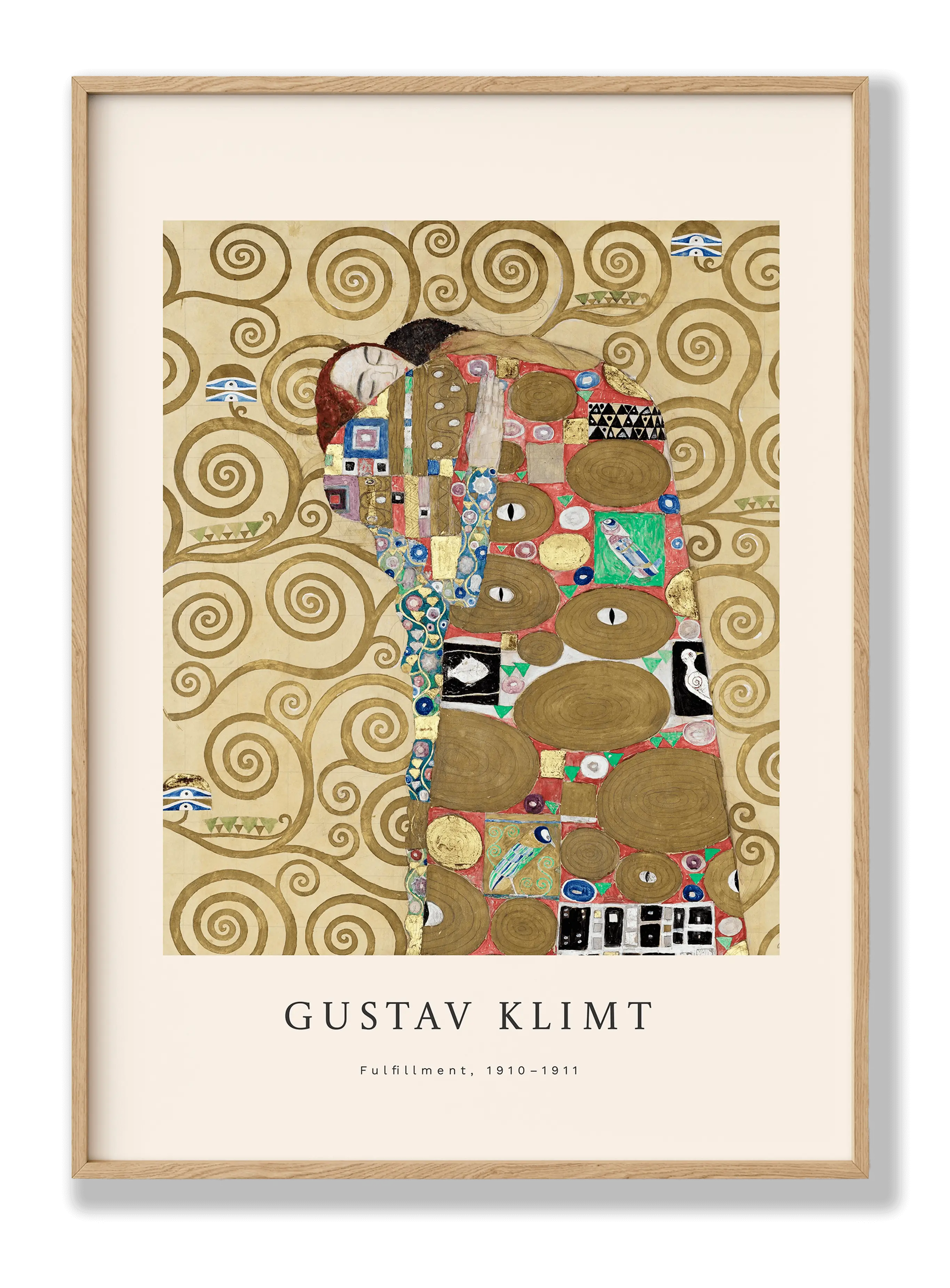 Gustav Klimt - Fulfillment Plakat