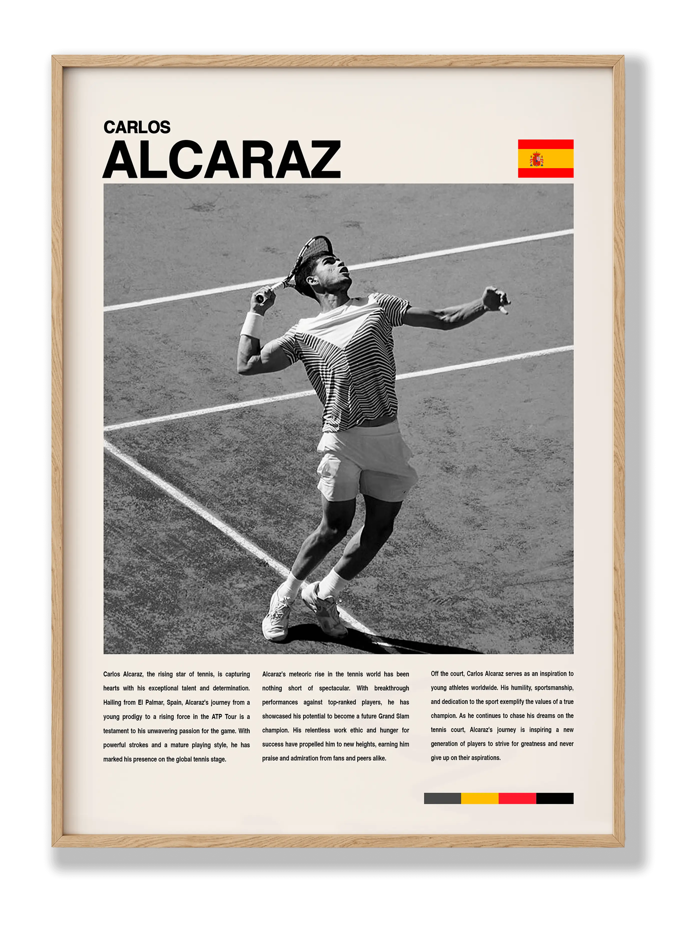 Carlos Alcaraz Poster