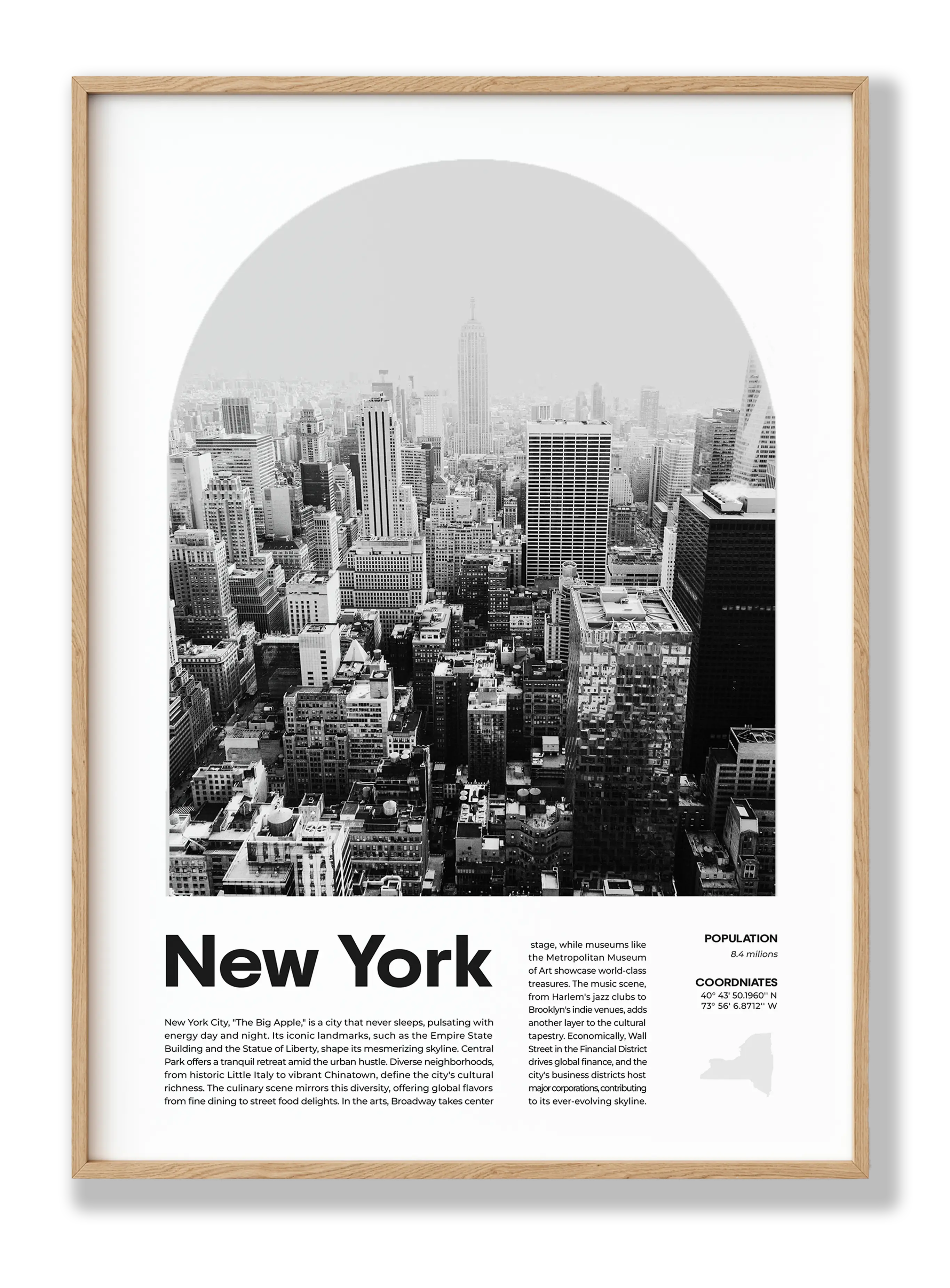 New York No2 Plakat