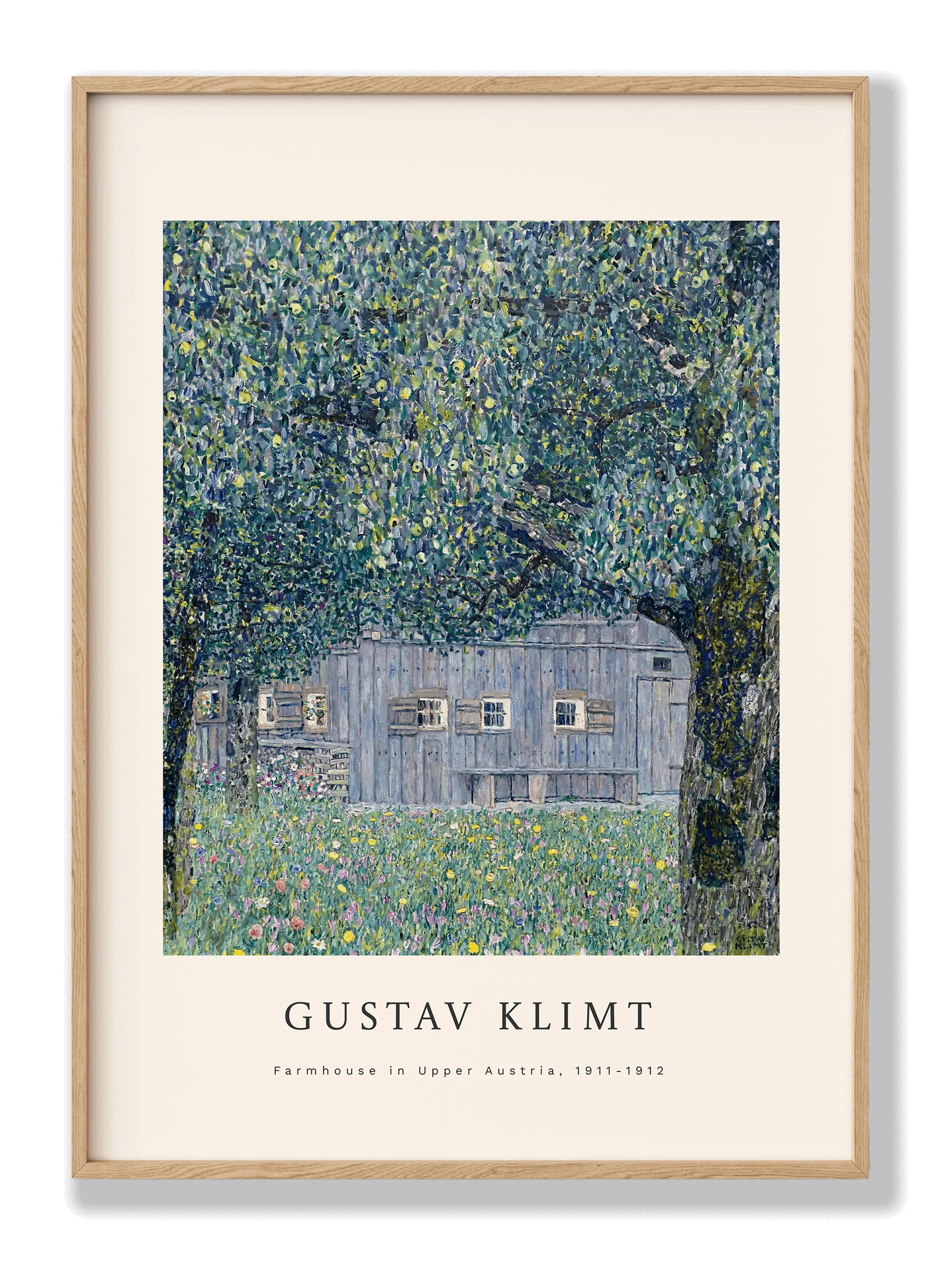 Gustav Klimt - Farmhouse In Upper Austria Plakat